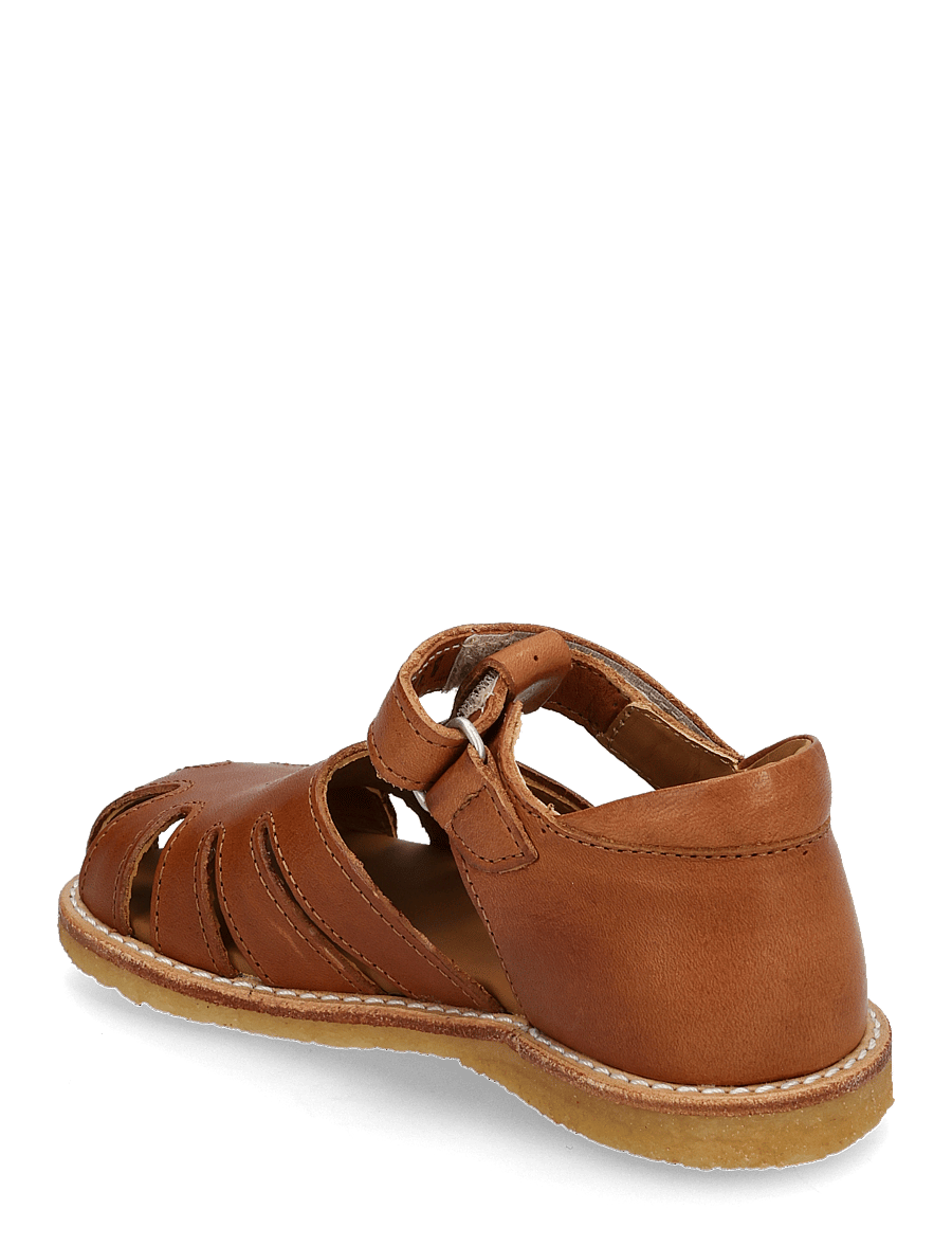 ANGULUS - Sandals - flat - closed toe - schuhe - 1545 cognac - 2