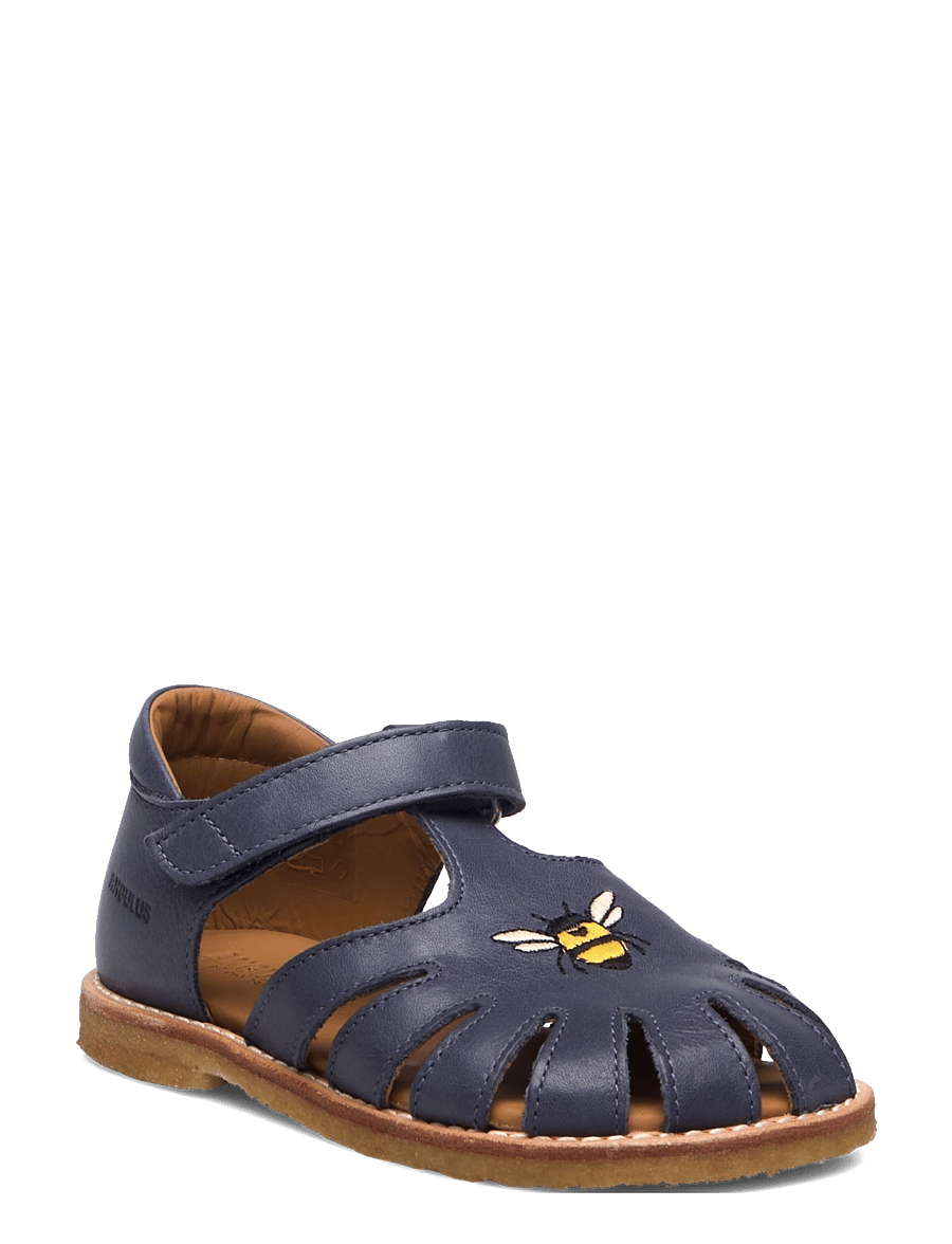 ANGULUS - Sandals - flat - closed toe - kingad - 2722 indigo - 0