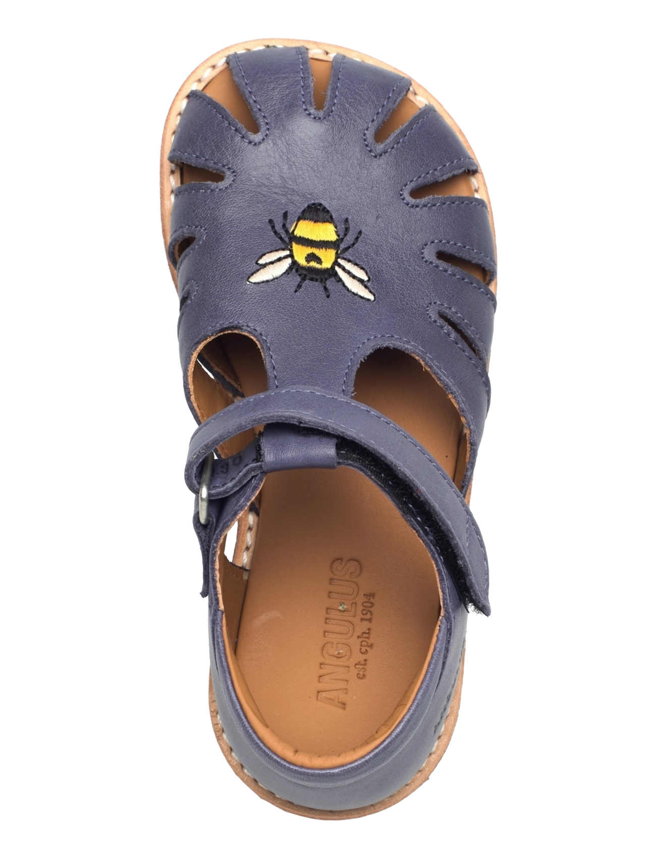ANGULUS - Sandals - flat  - closed toe - kingad - 2722 indigo - 3