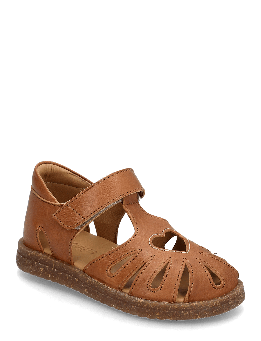ANGULUS - Sandals - flat - closed toe - schuhe - 1545 cognac - 0