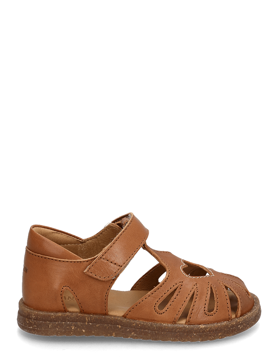 ANGULUS - Sandals - flat - closed toe - schuhe - 1545 cognac - 1