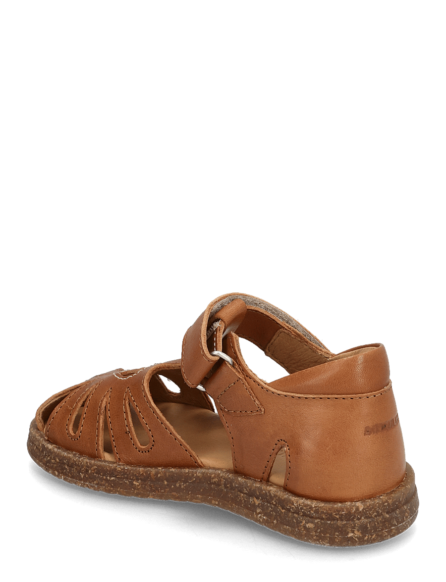 ANGULUS - Sandals - flat - closed toe - schuhe - 1545 cognac - 2