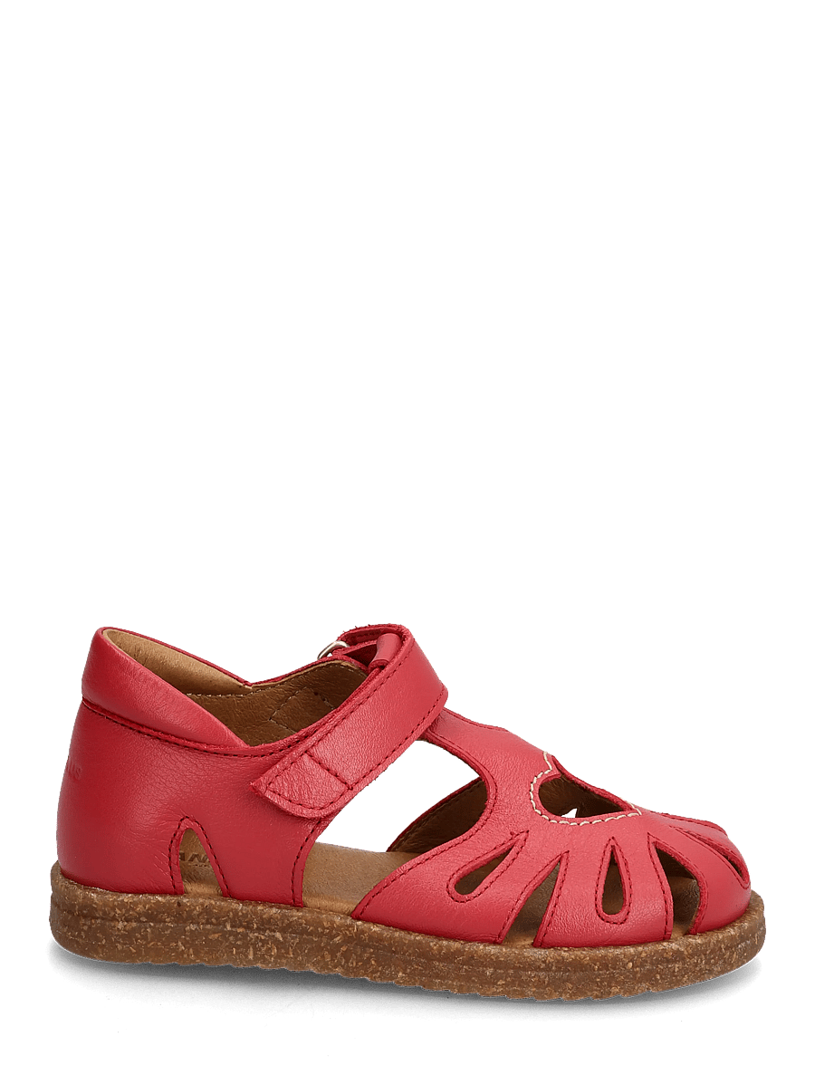 ANGULUS - Sandals - flat - closed toe - skor - 1731 red - 1