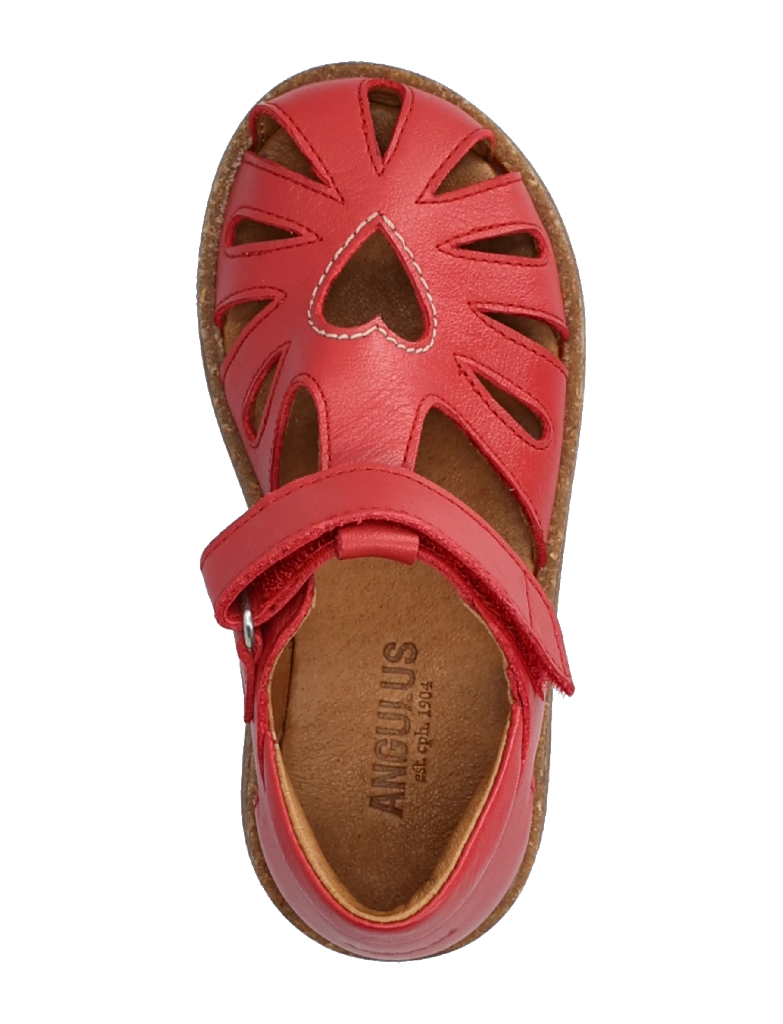 ANGULUS - Sandals - flat  - closed toe - skor - 1731 red - 3