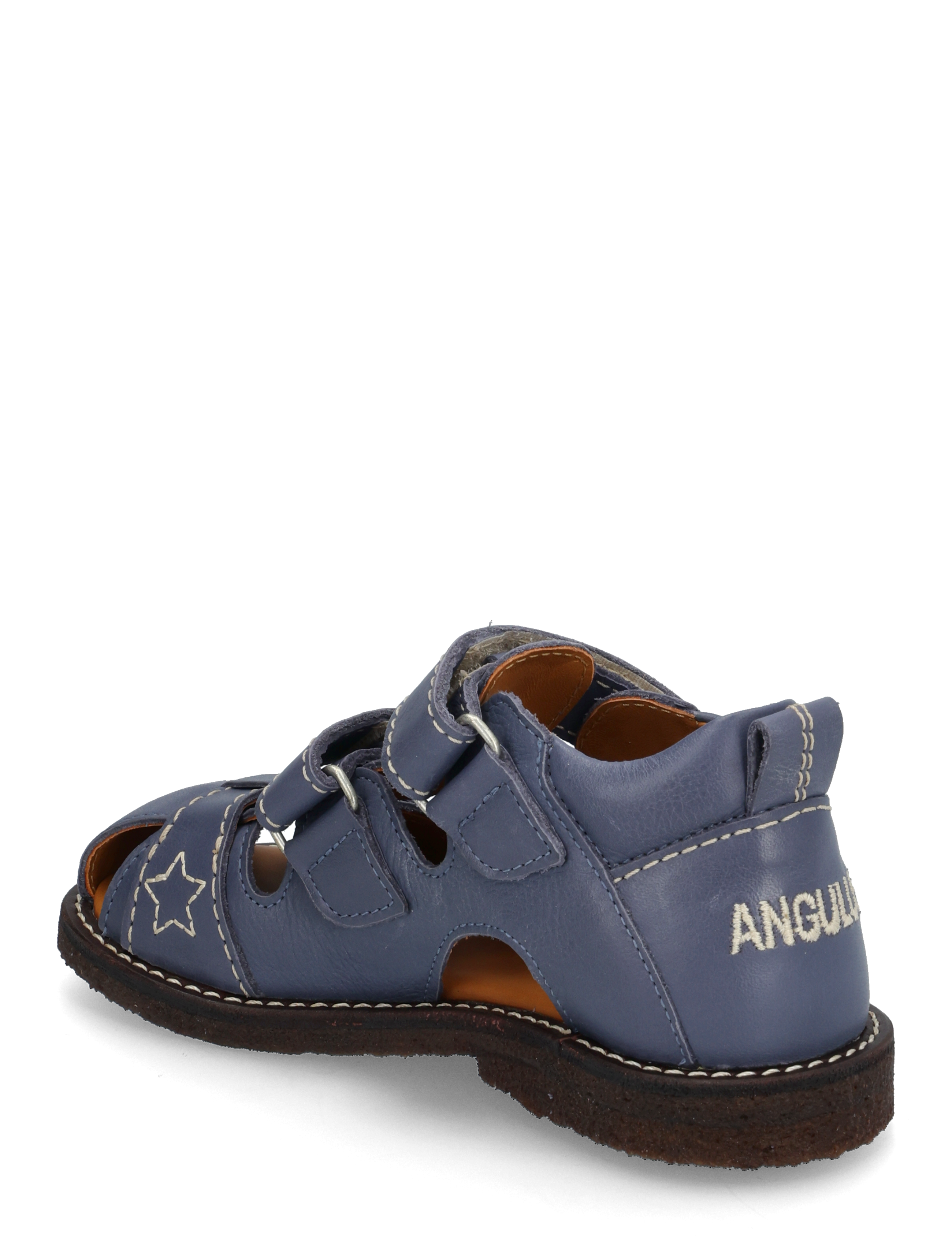 ANGULUS - Sandals - flat  - closed toe - sommerschnäppchen - 2722 indigo - 2