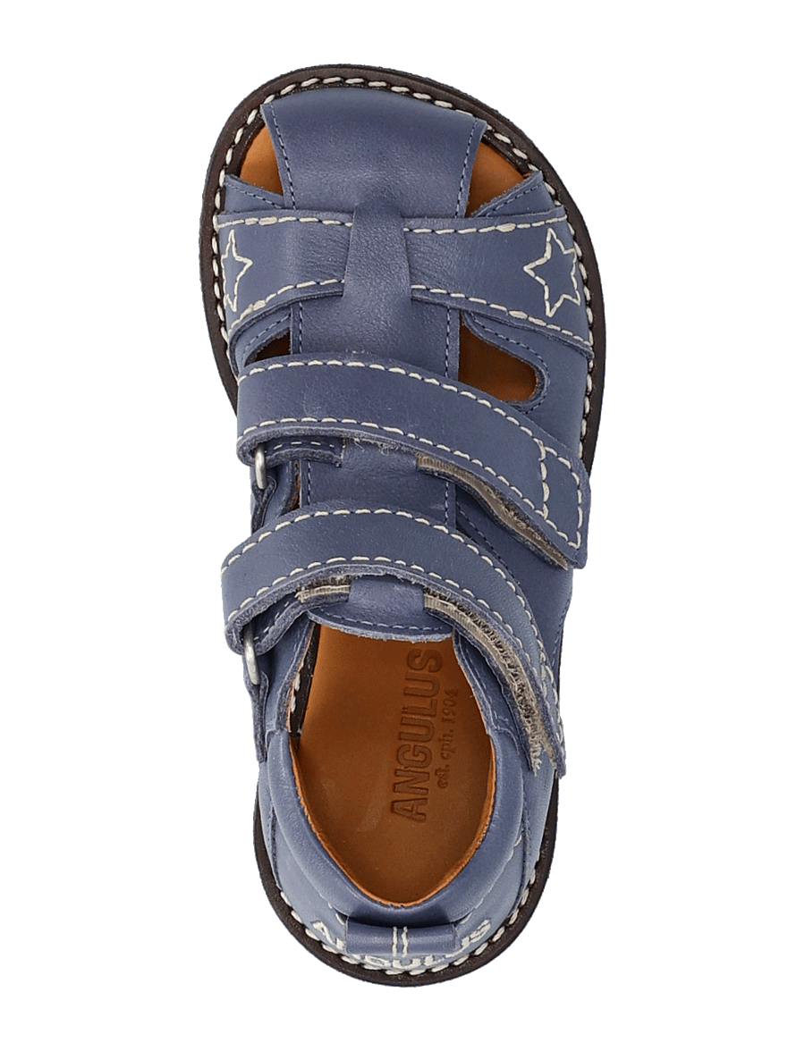 ANGULUS - Sandals - flat - closed toe - kingad - 2722 indigo - 3