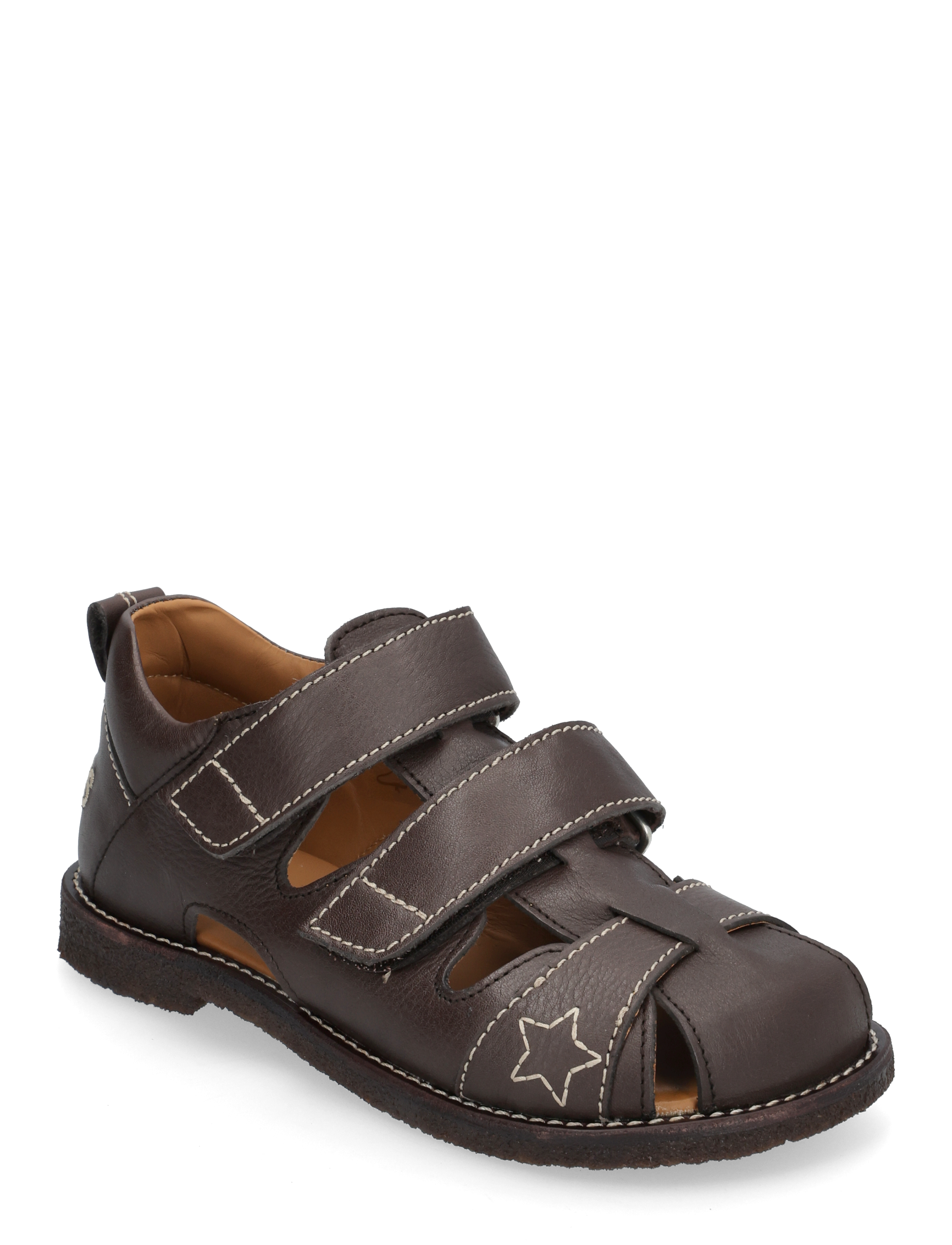 ANGULUS Sandals Flat Closed Toe, 25, Summer Schuhe, Braun - Sandals, Kinder