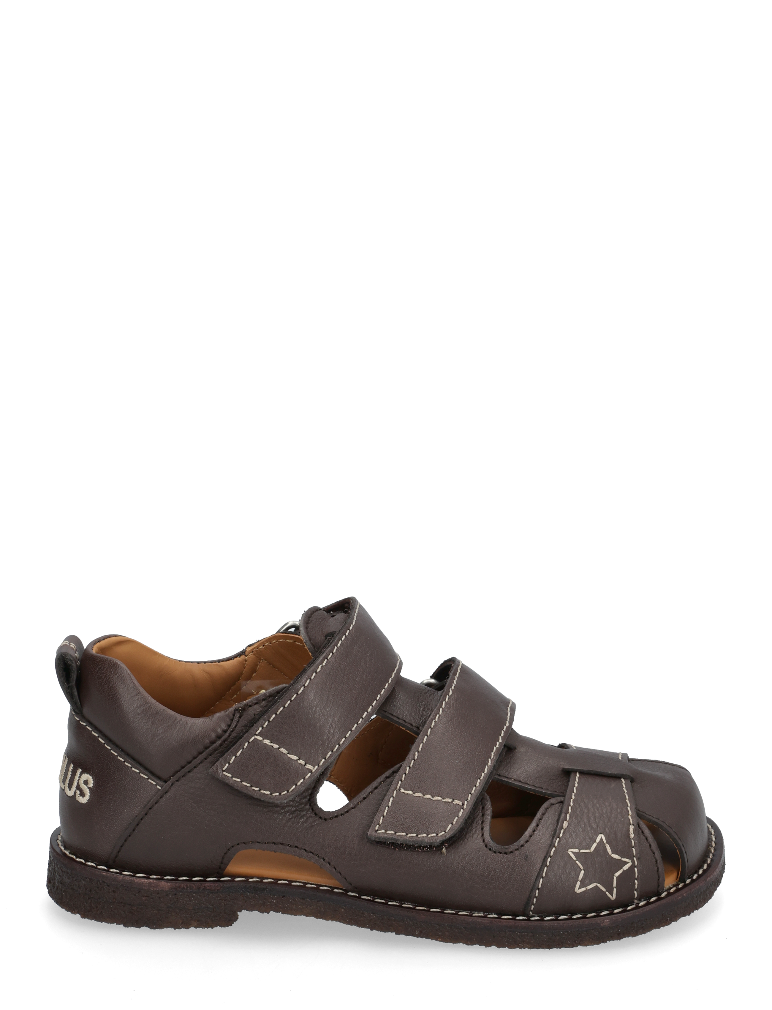 ANGULUS - Sandals - flat  - closed toe - skor - 3200 dark brown - 1