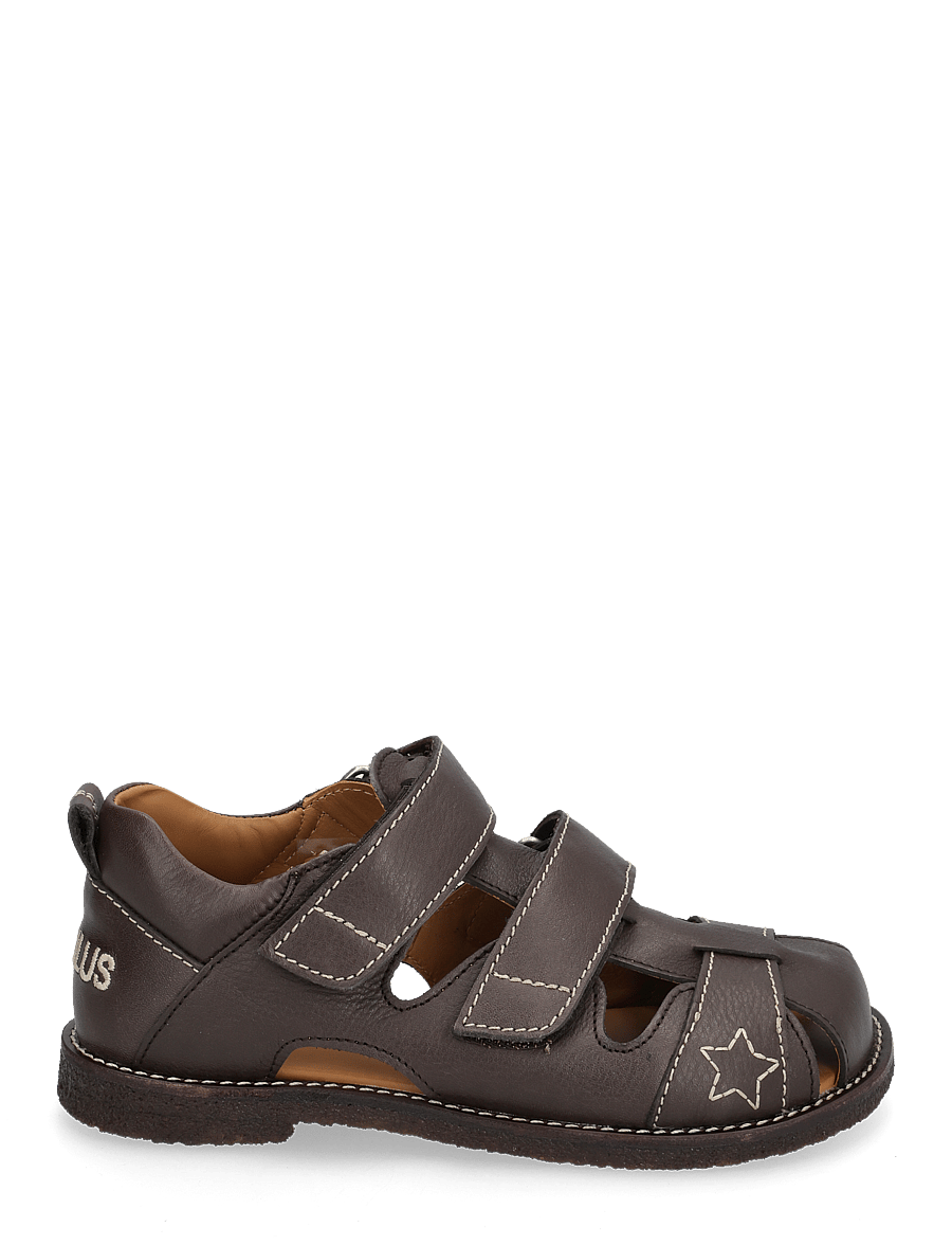 ANGULUS - Sandals - flat - closed toe - skor - 3200 dark brown - 1