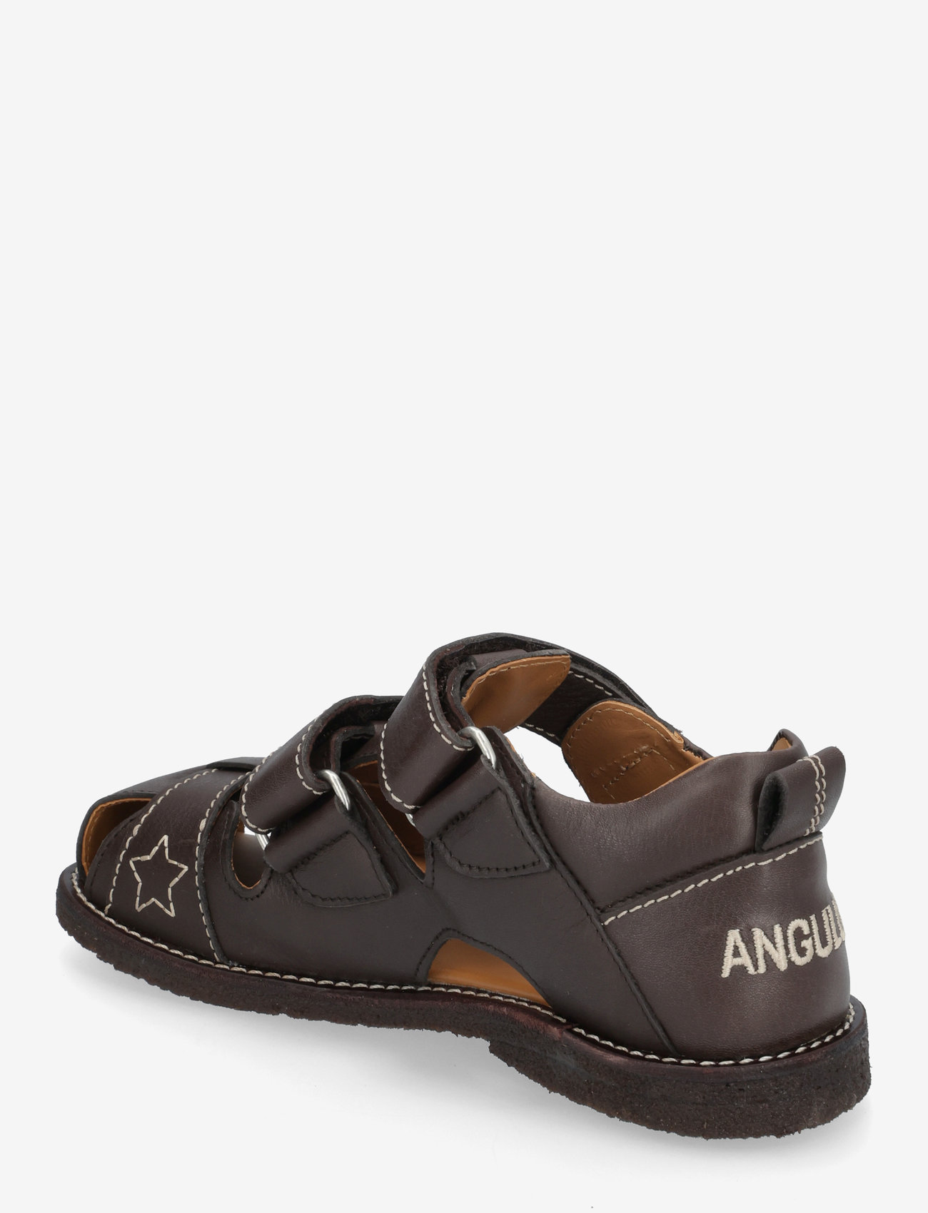 ANGULUS - Sandals - flat  - closed toe - shoes - 3200 dark brown - 2