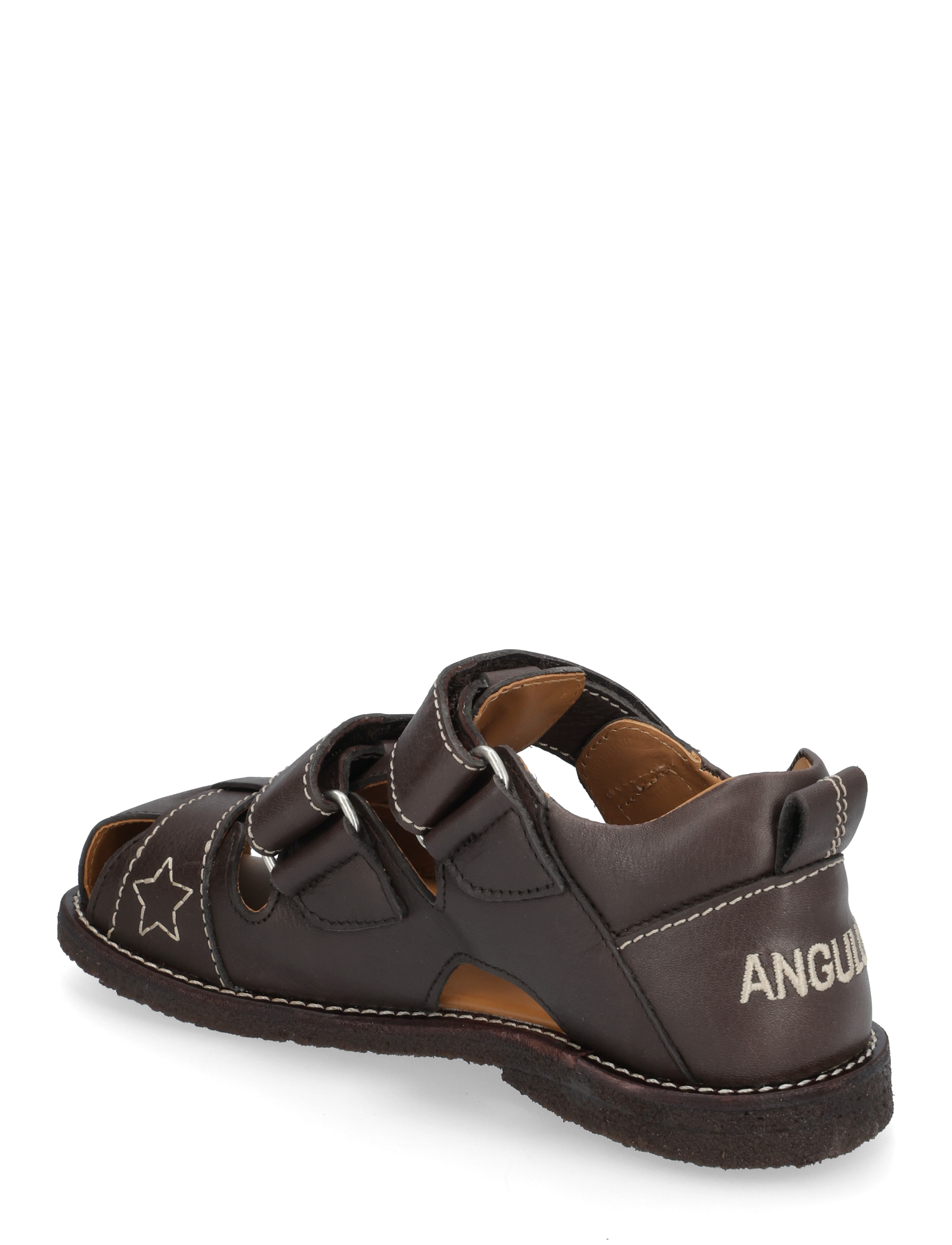 ANGULUS - Sandals - flat - closed toe - skor - 3200 dark brown - 2