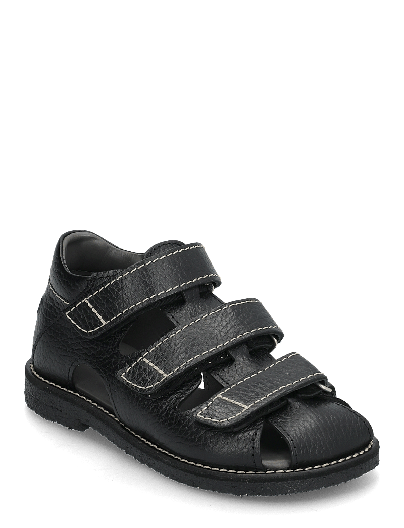 ANGULUS - Sandals - flat - closed toe - skor - 2504 black - 0