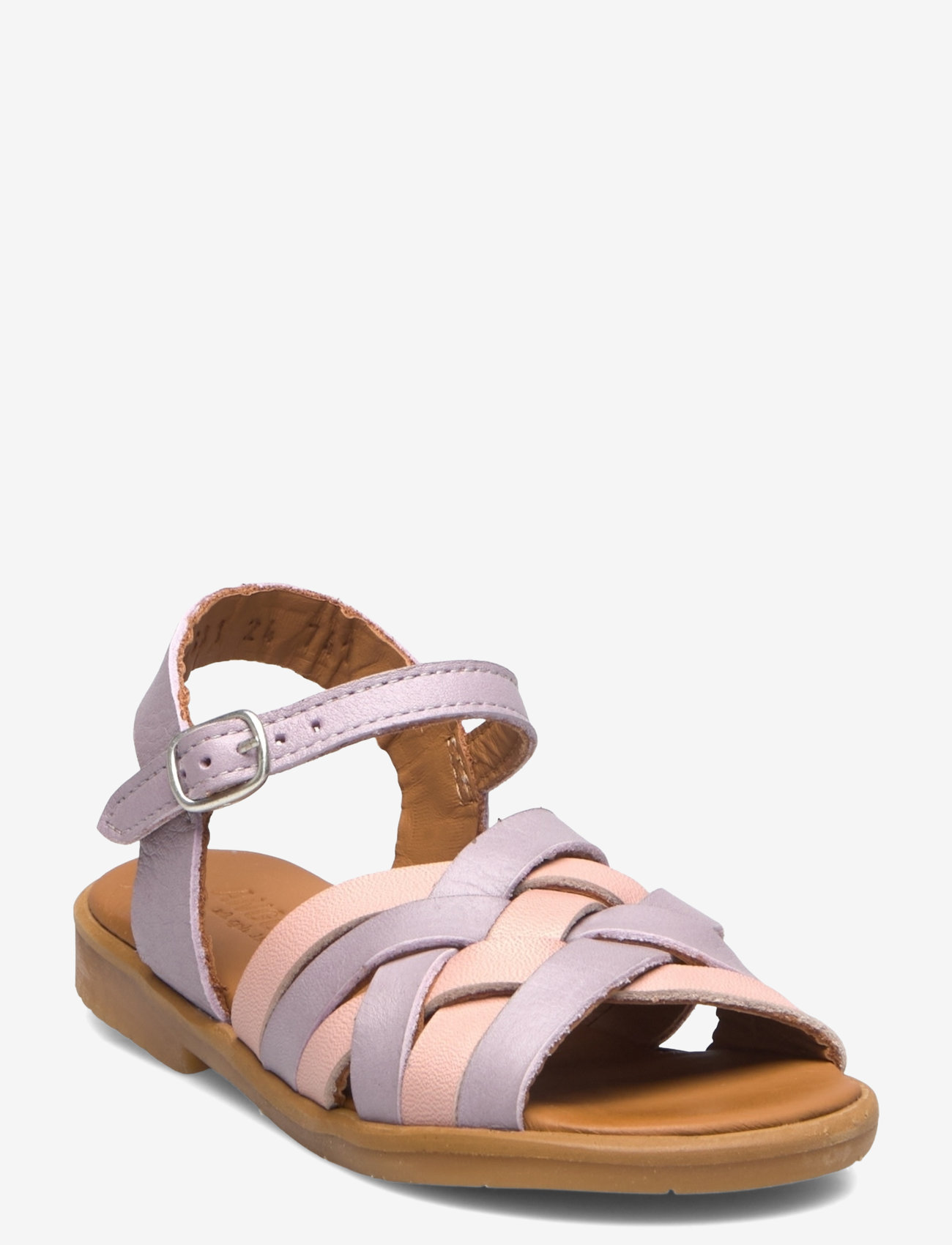 ANGULUS - Sandals - flat  - open toe - op - fødselsdagsgaver - 3216/3203 lilac/rosebud - 0