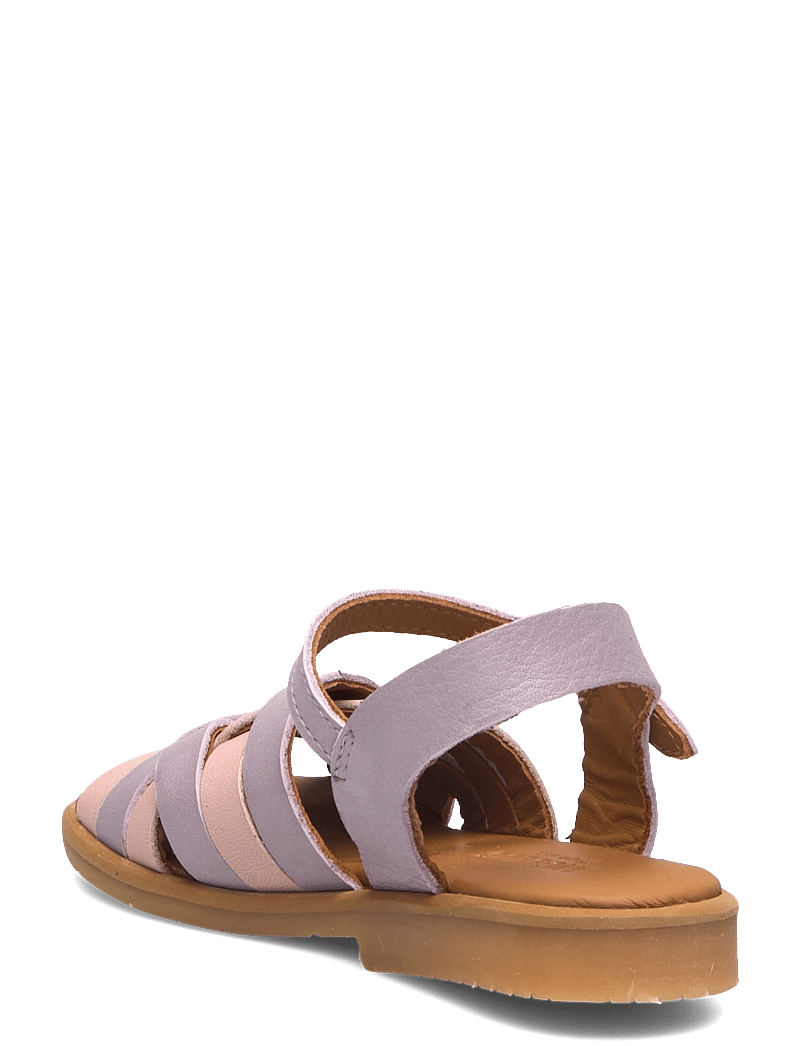 ANGULUS - Sandals - flat - open toe - op - skor - 3216/3203 lilac/rosebud - 2