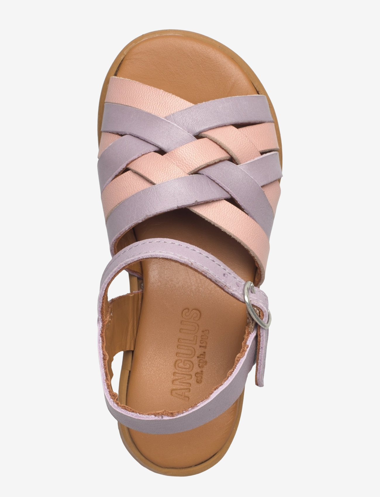 ANGULUS - Sandals - flat  - open toe - op - fødselsdagsgaver - 3216/3203 lilac/rosebud - 3
