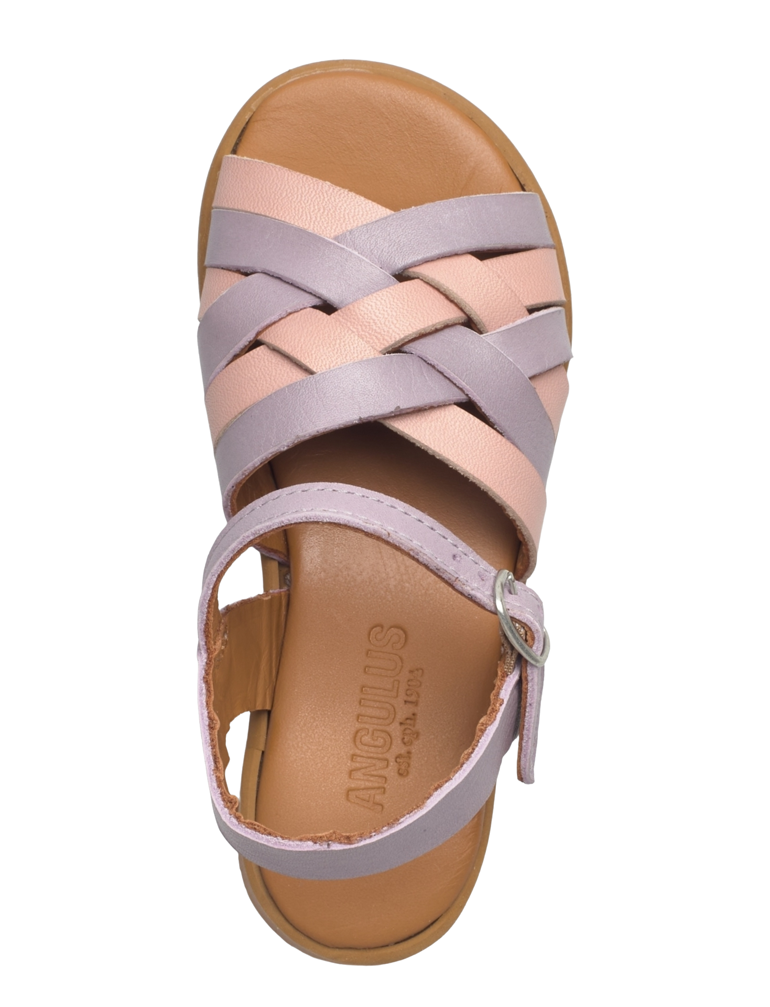 ANGULUS - Sandals - flat  - open toe - op - sommerschnäppchen - 3216/3203 lilac/rosebud - 3