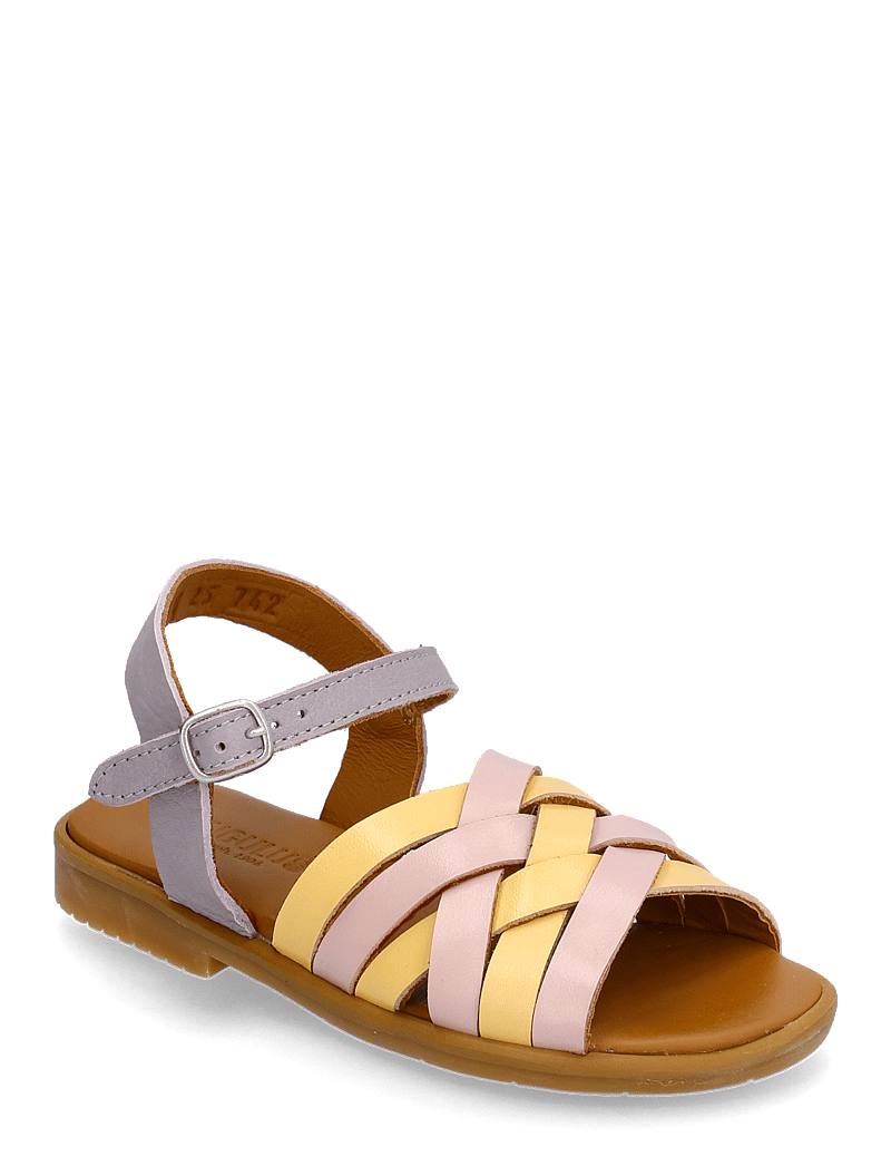 ANGULUS - Sandals - flat - open toe - op - skor - 2711/2713/3216 pale rose/mello - 0