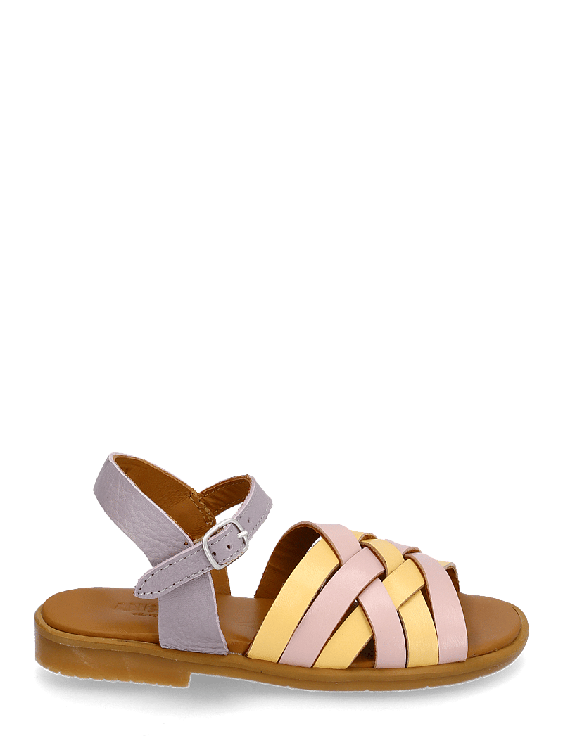 ANGULUS - Sandals - flat - open toe - op - skor - 2711/2713/3216 pale rose/mello - 1