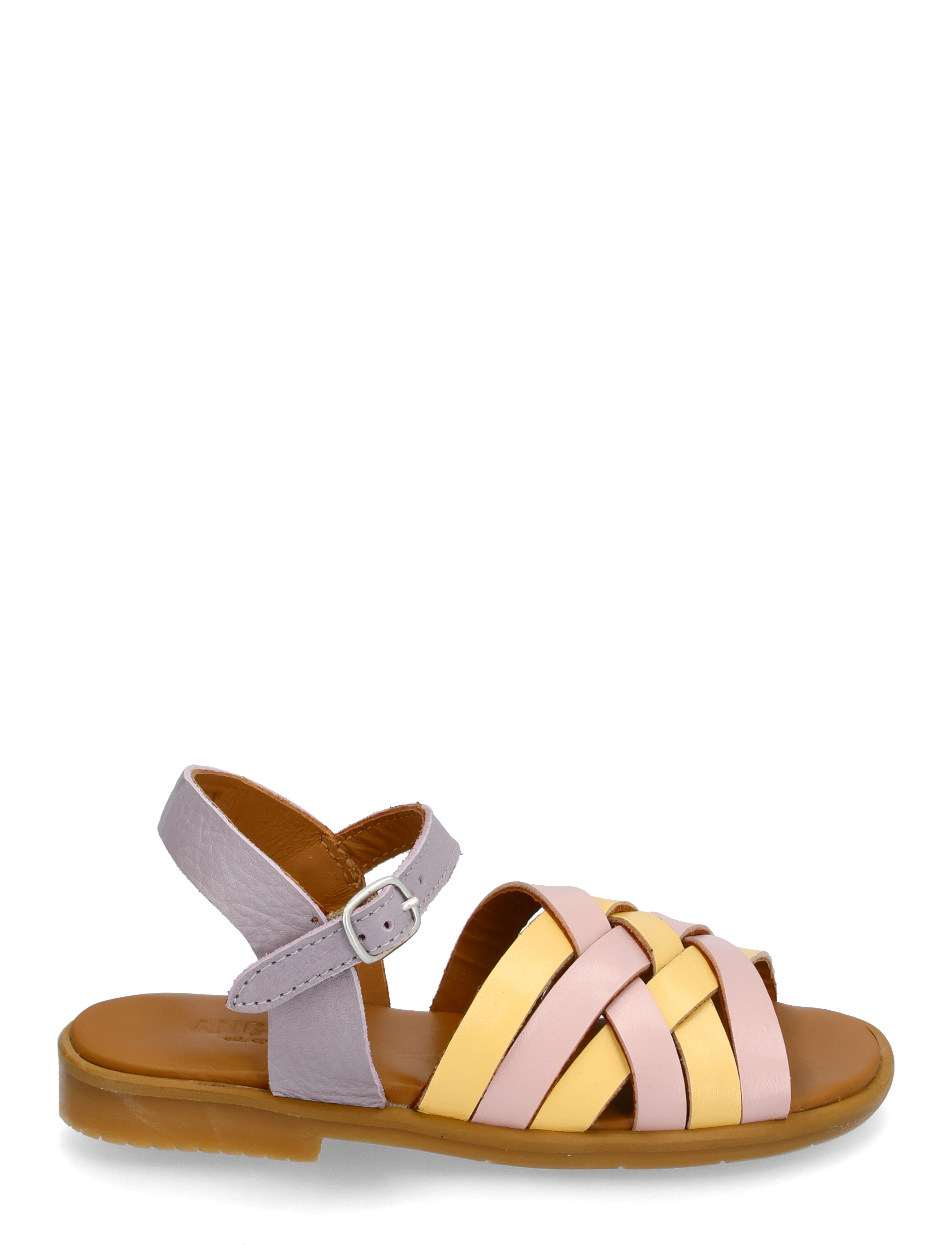 ANGULUS - Sandals - flat  - open toe - op - schuhe - 2711/2713/3216 pale rose/mello - 1