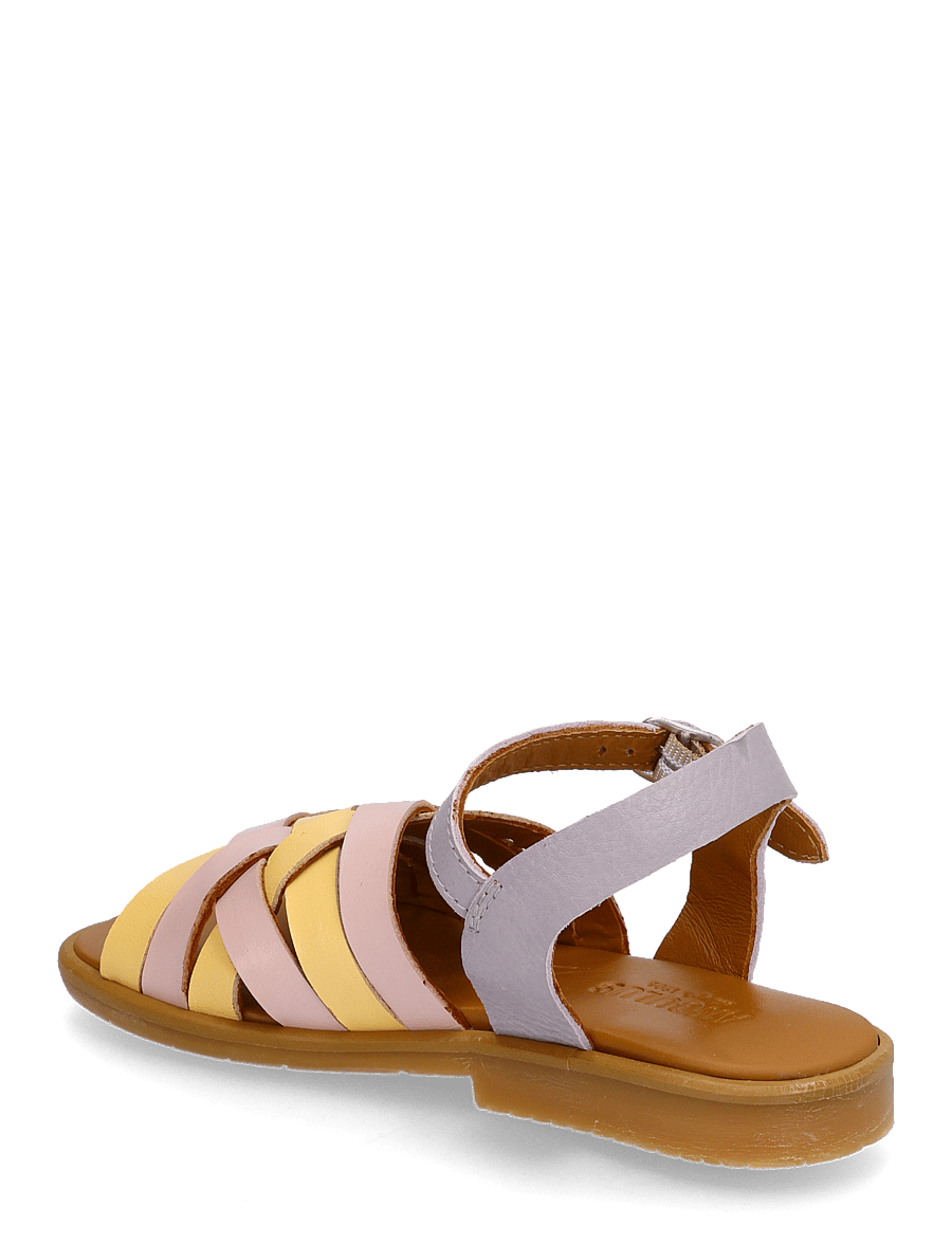 ANGULUS - Sandals - flat - open toe - op - schuhe - 2711/2713/3216 pale rose/mello - 2