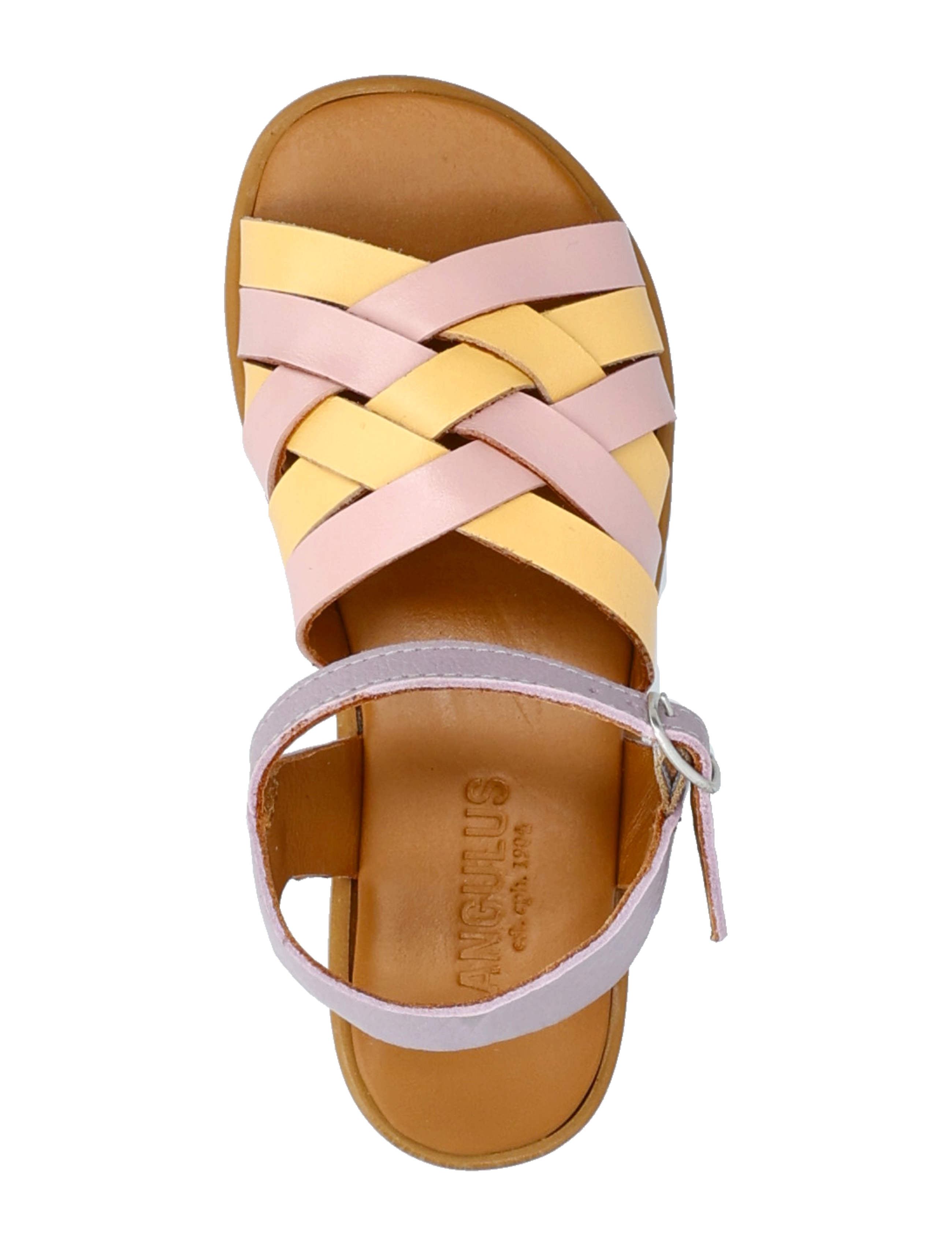 ANGULUS - Sandals - flat  - open toe - op - schuhe - 2711/2713/3216 pale rose/mello - 3