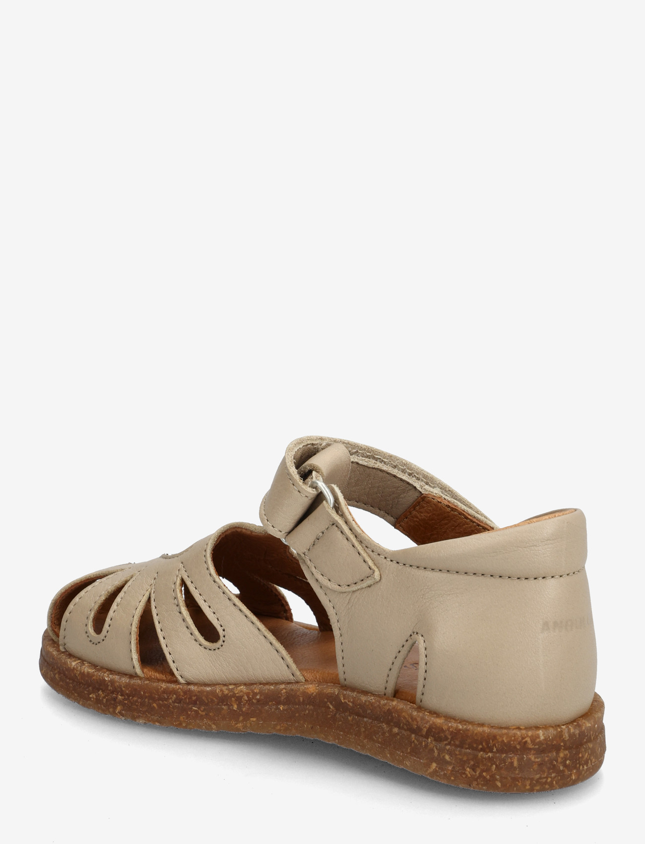 ANGULUS - Sandals - flat  - closed toe - schuhe - 4637/3618 sand/champagne glitt - 2