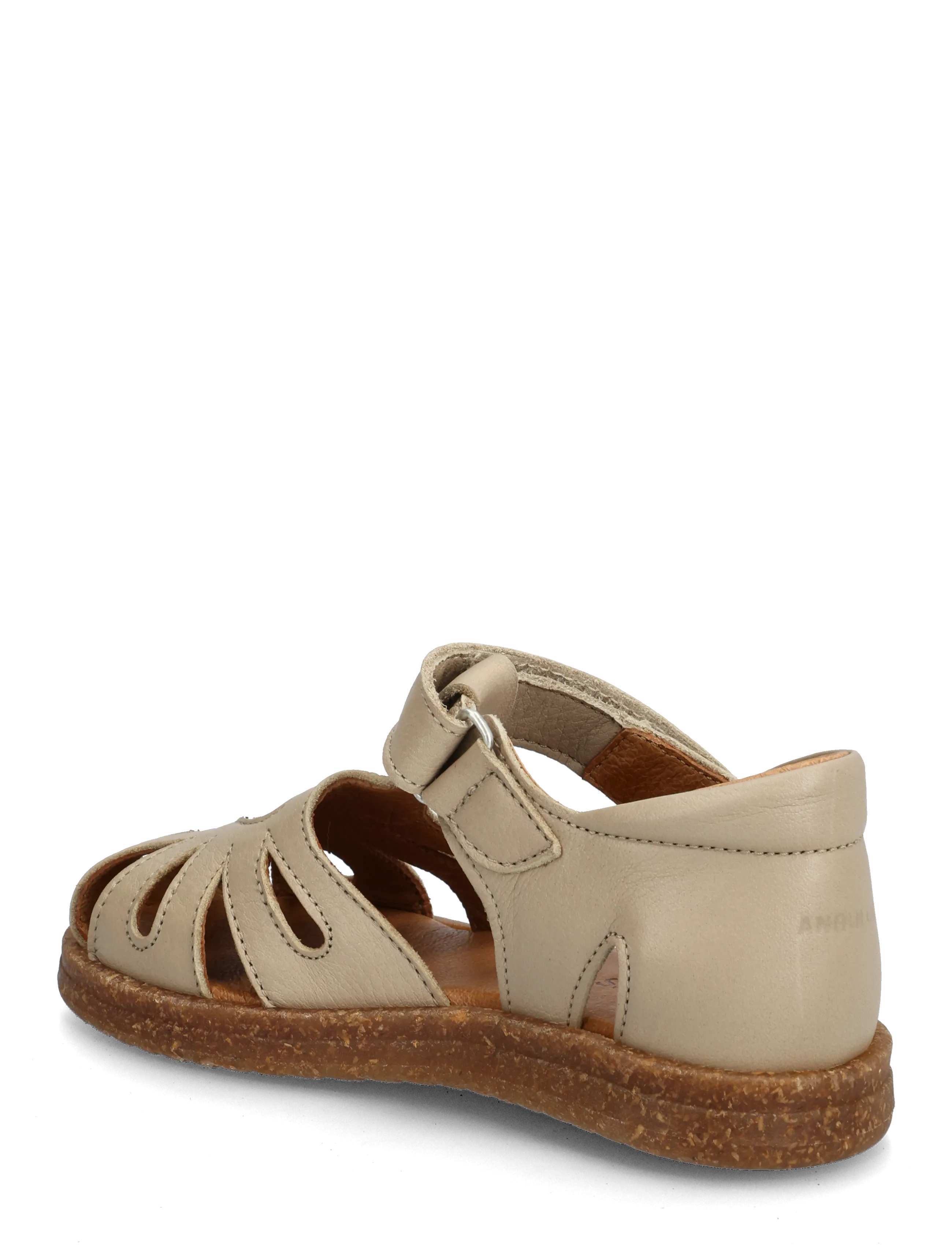 ANGULUS - Sandals - flat  - closed toe - schuhe - 4637/3618 sand/champagne glitt - 2