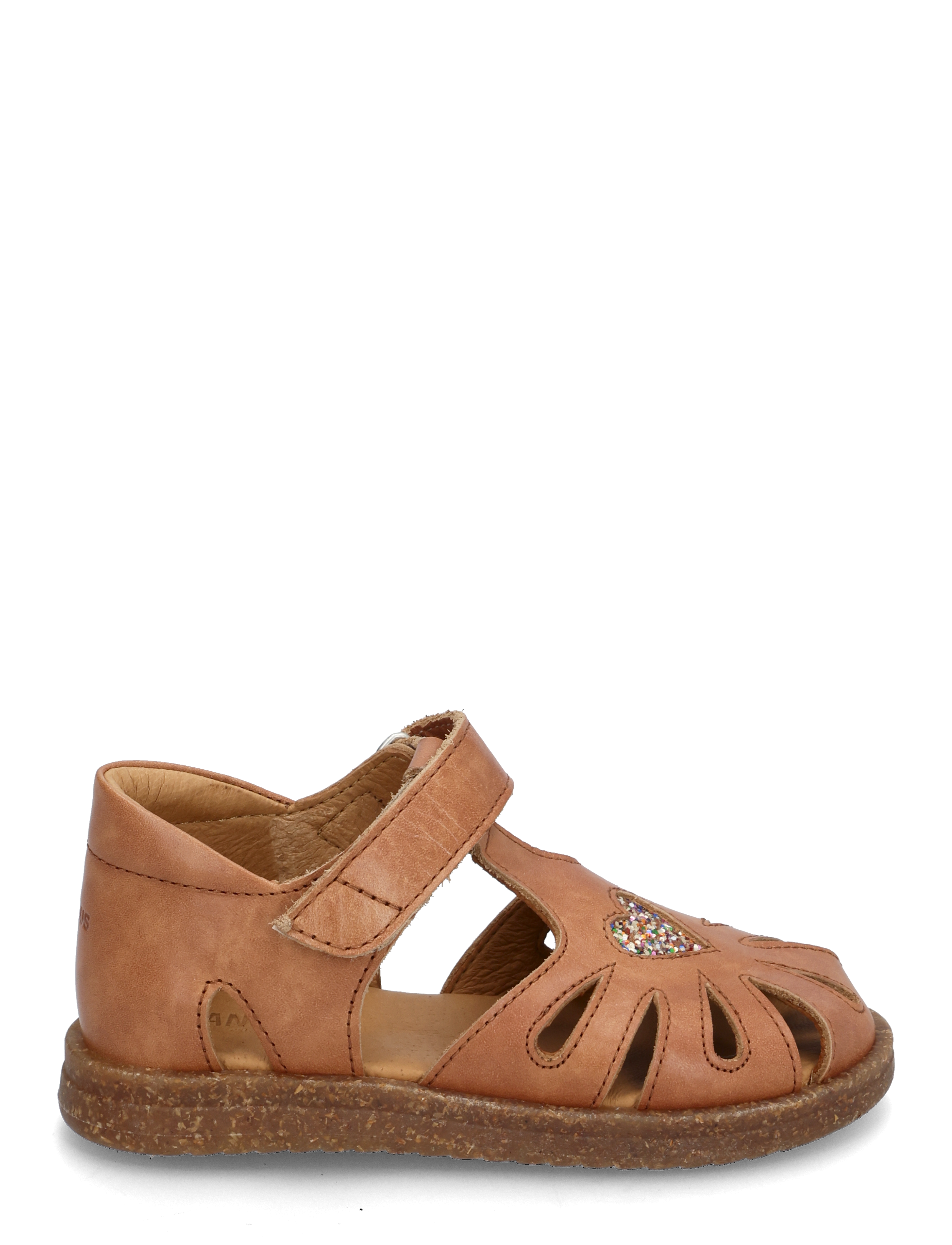 ANGULUS - Sandals - flat  - closed toe - 1789/2488 tan/multi glitter - 1