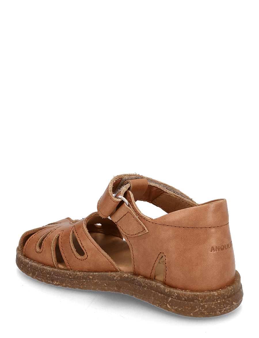 ANGULUS - Sandals - flat - closed toe - skor - 1789/2488 tan/multi glitter - 2