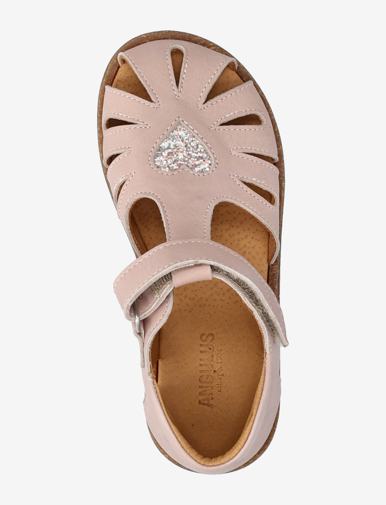 ANGULUS - Sandals - flat  - closed toe - sko - 3203/3293 rosebud/rosebud glit - 3