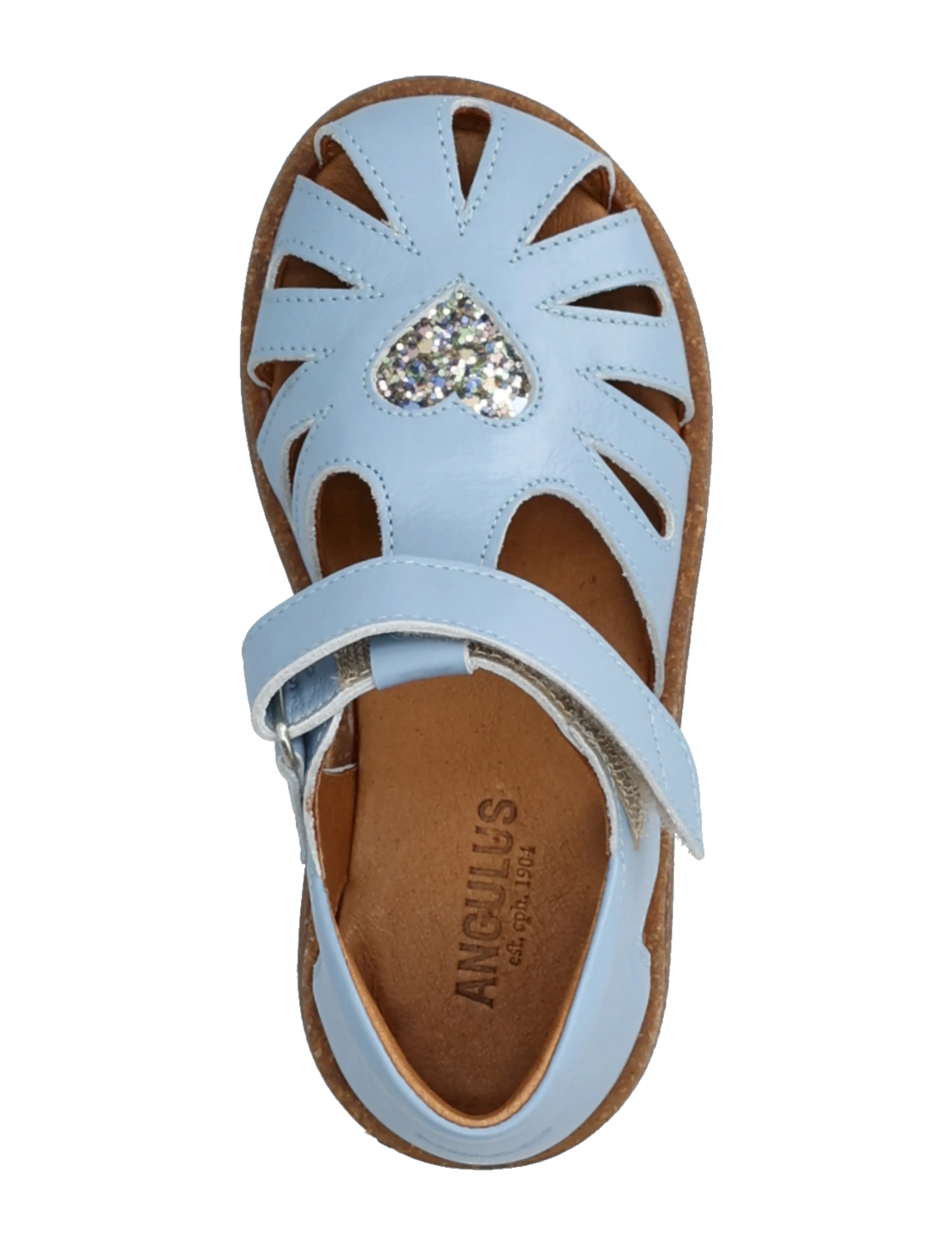 ANGULUS - Sandals - flat  - closed toe - schoenen - 4613/3619 sky blue/spring mult - 3