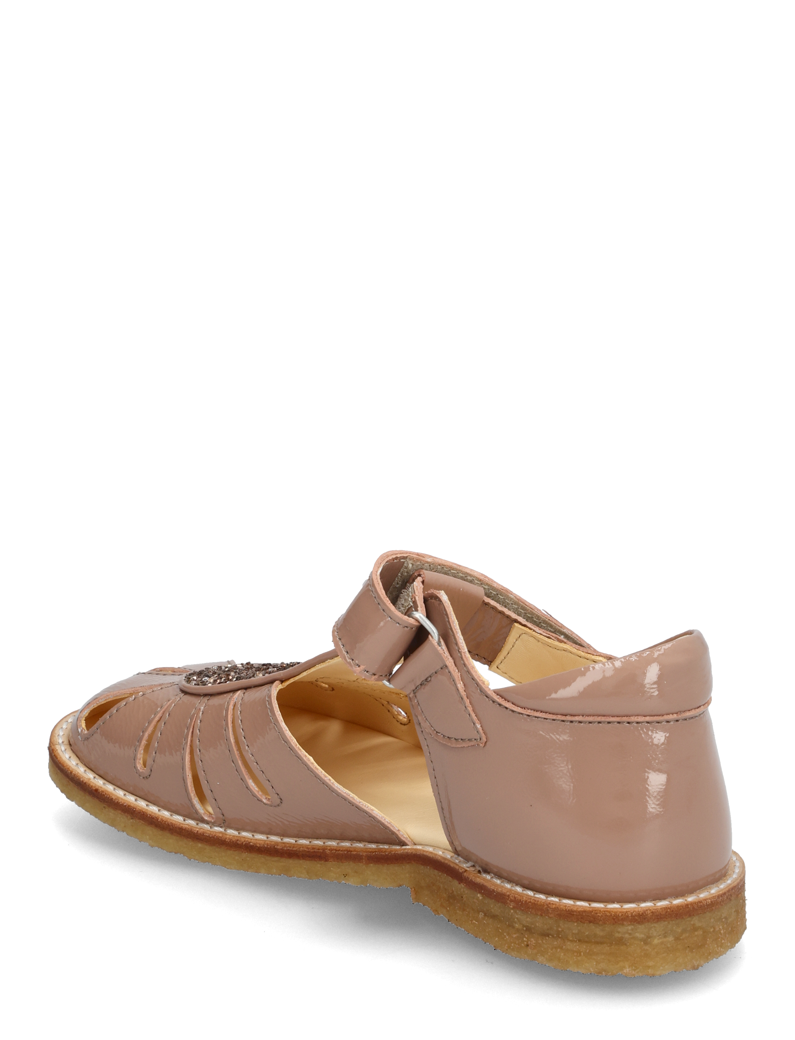 ANGULUS - Sandals - flat  - closed toe - skor - 3289/3297 clay/clay glitter - 2
