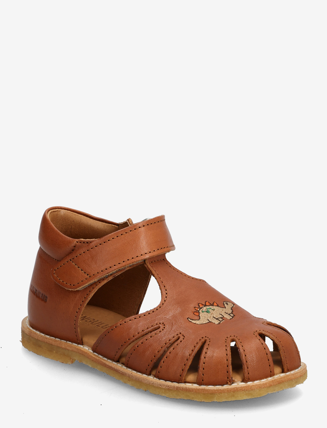 ANGULUS - Sandals - flat  - closed toe - kingad - 1545 cognac - 1