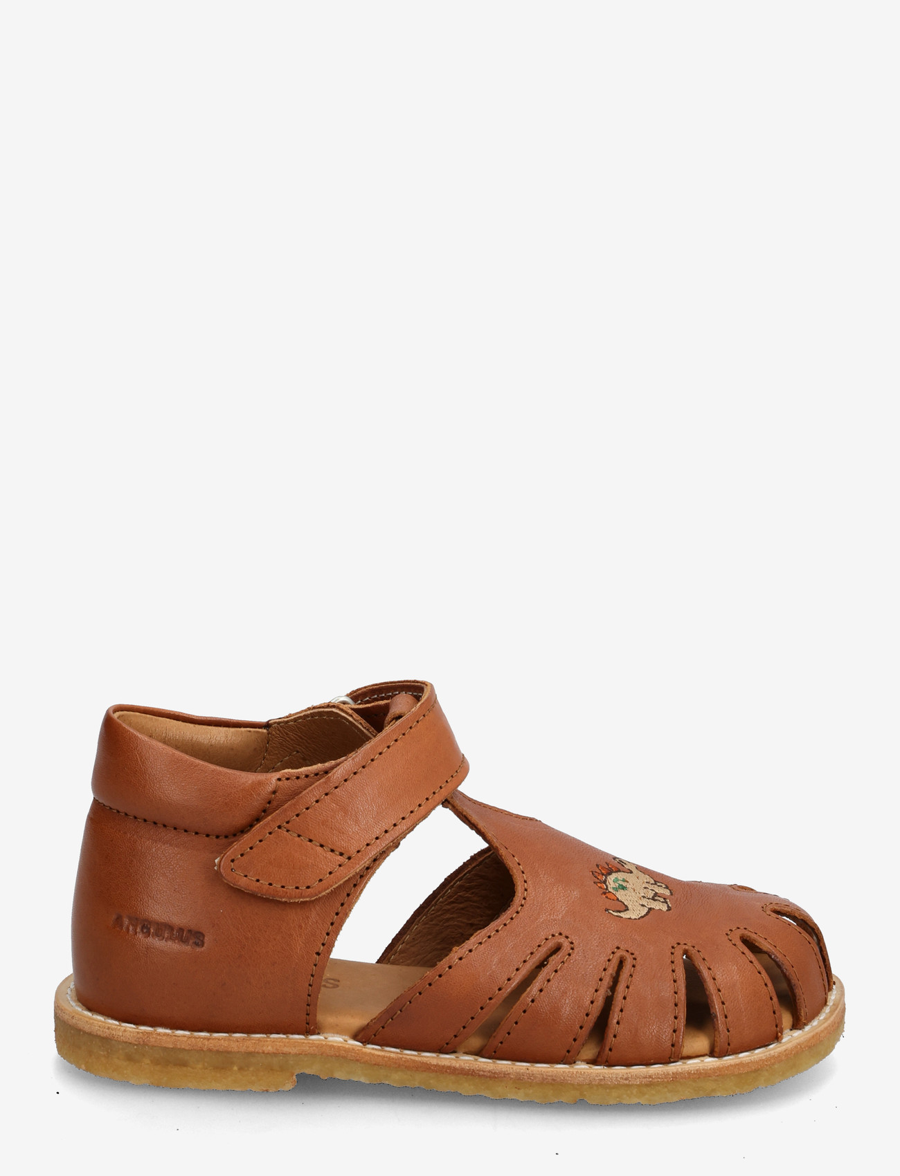 ANGULUS - Sandals - flat  - closed toe - kingad - 1545 cognac - 2