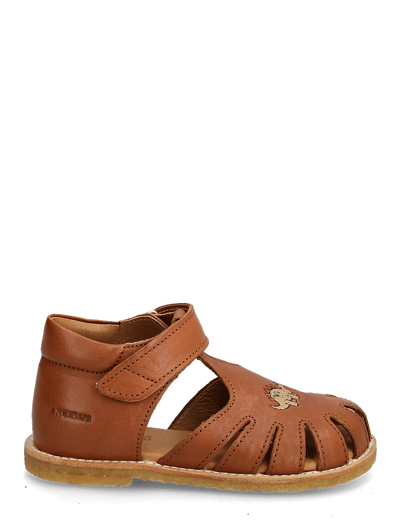 ANGULUS - Sandals - flat - closed toe - kingad - 1545 cognac - 2