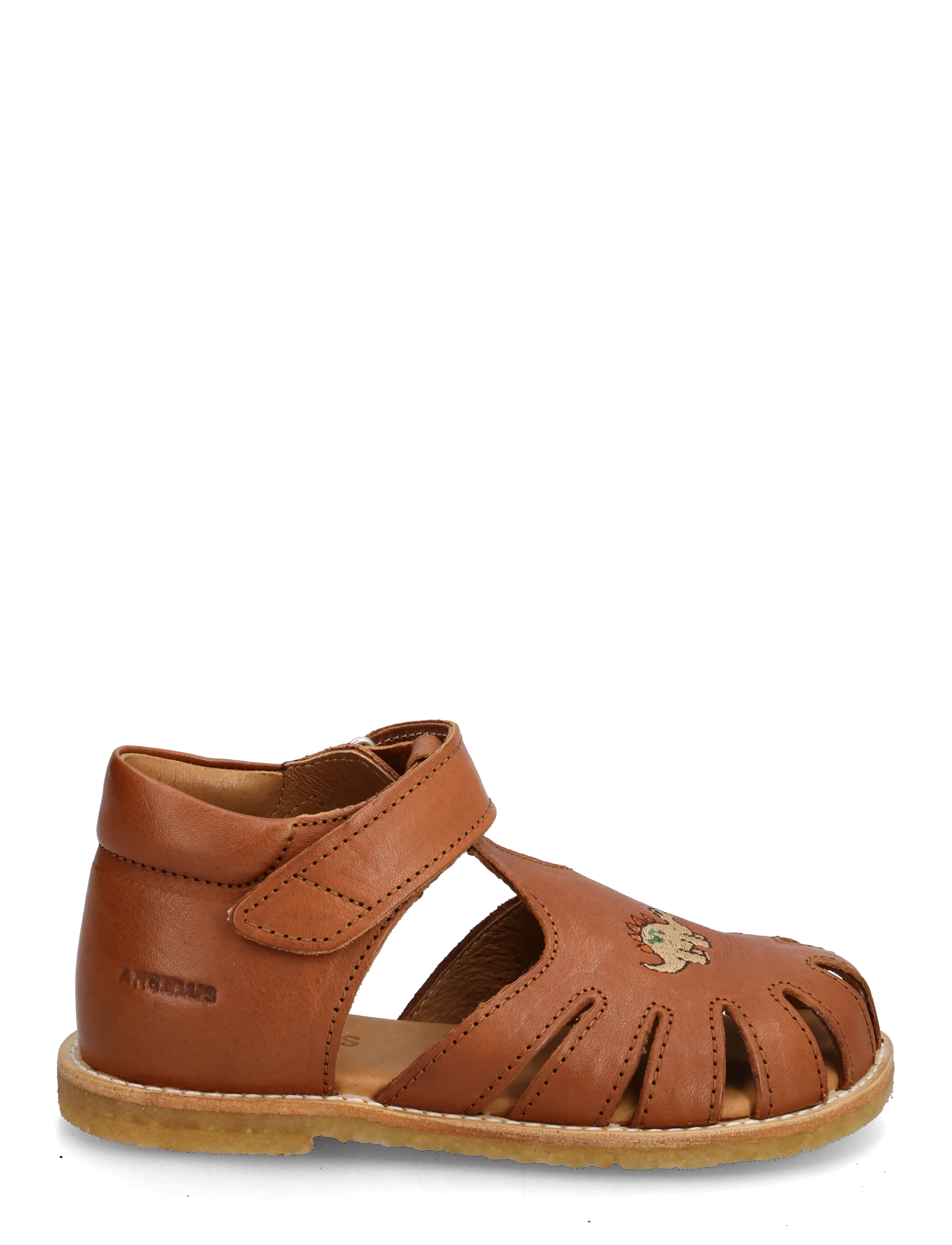 ANGULUS - Sandals - flat  - closed toe - sko - 1545 cognac - 2