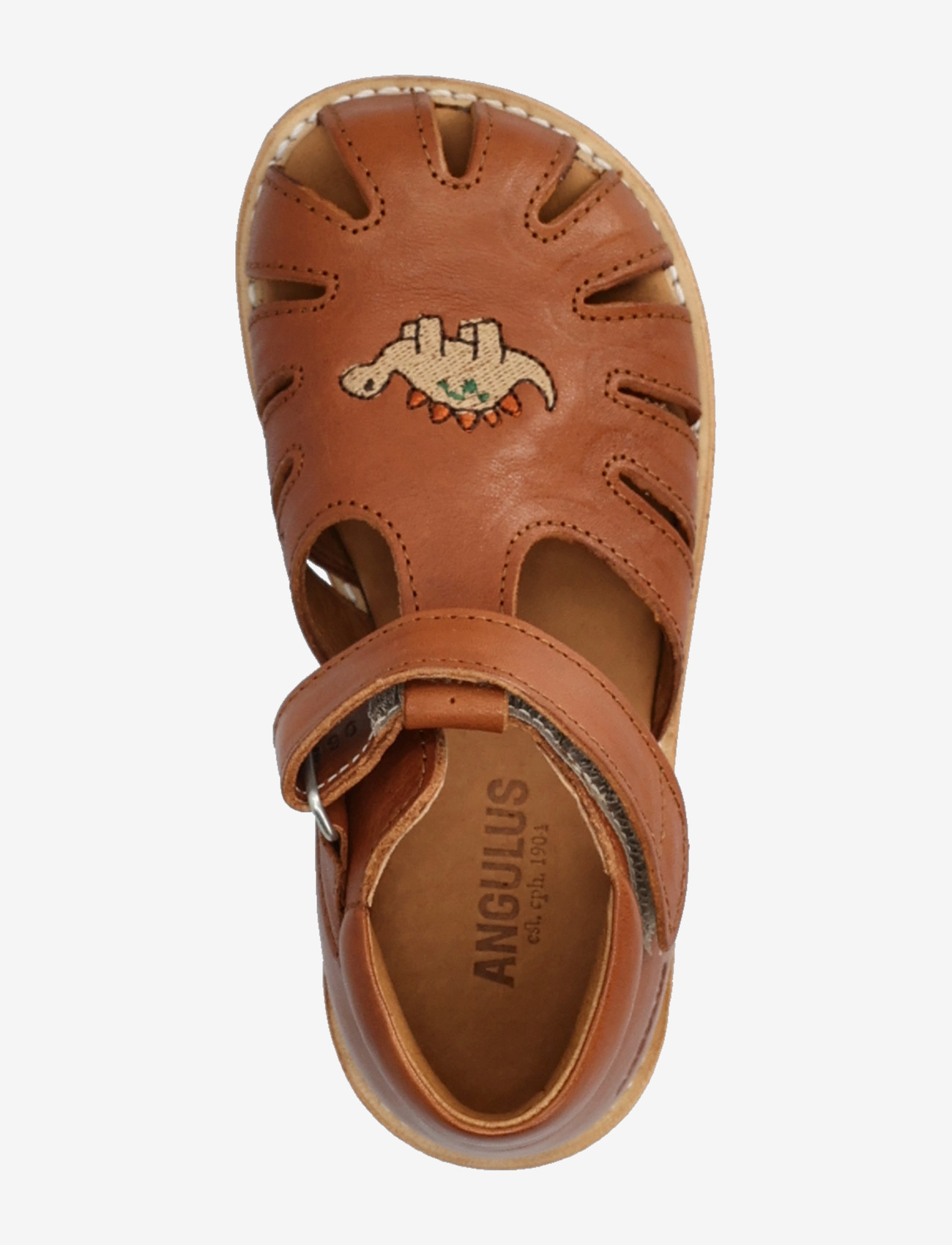 ANGULUS - Sandals - flat  - closed toe - kingad - 1545 cognac - 4