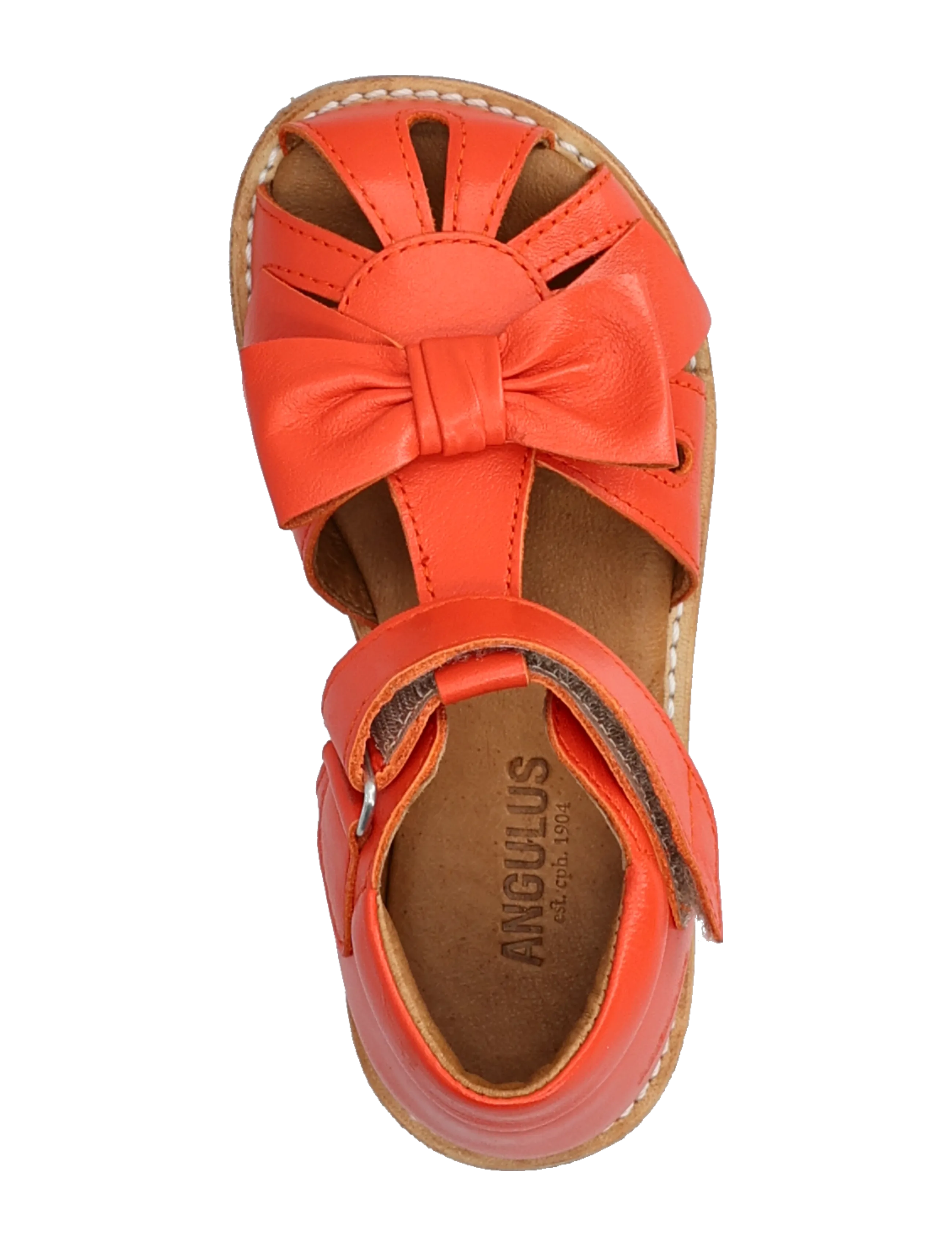 ANGULUS - Sandals - flat  - closed toe - skor - 4074 coral - 3