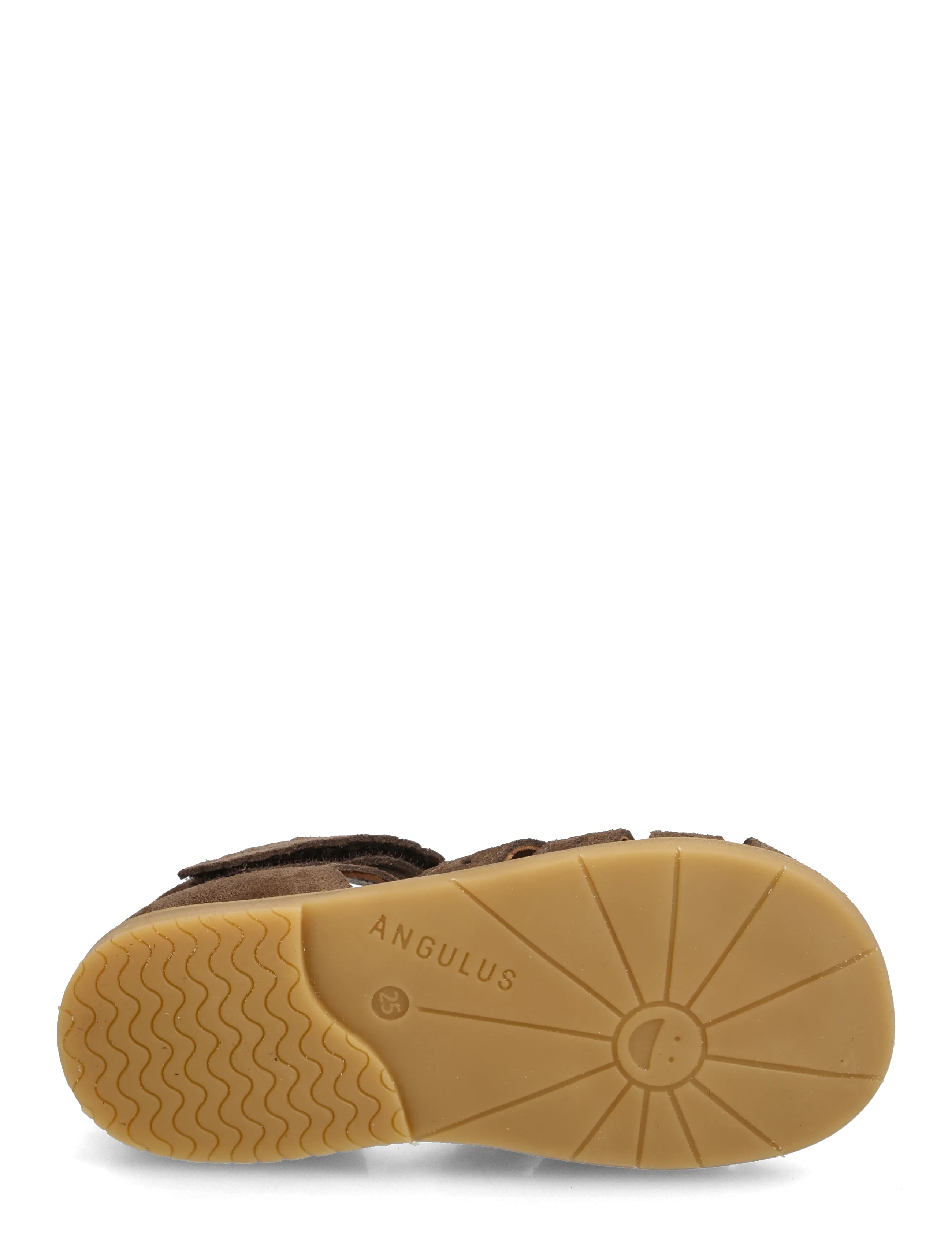 ANGULUS - Sandals - flat  - closed toe - sko - 1780/3643 dark taupe/gold shin - 4