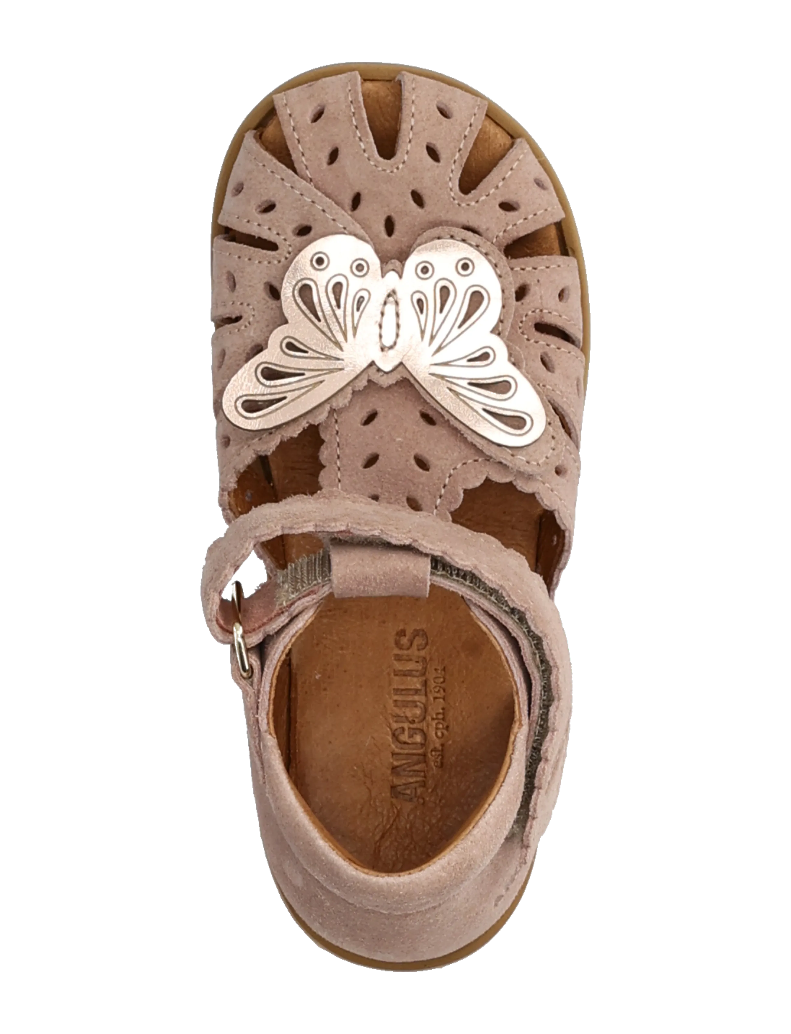 ANGULUS - Sandals - flat  - closed toe - sko - 3222/1311 rosebud/rose gold - 4