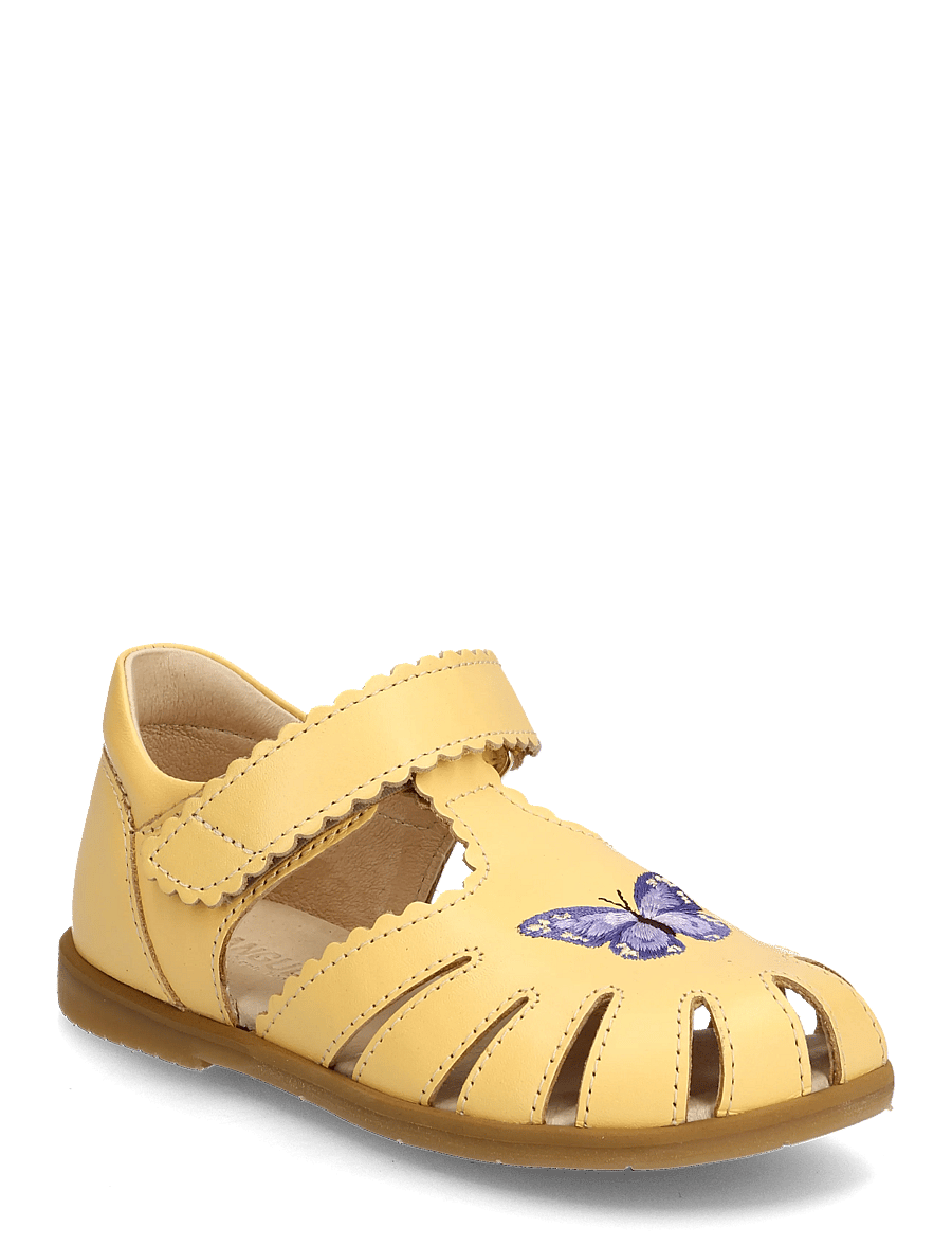 ANGULUS - Sandals - flat - sko - 2713 mellow yellow - 0