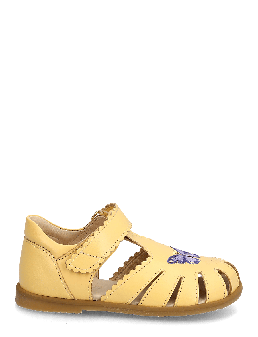 ANGULUS - Sandals - flat - sko - 2713 mellow yellow - 1