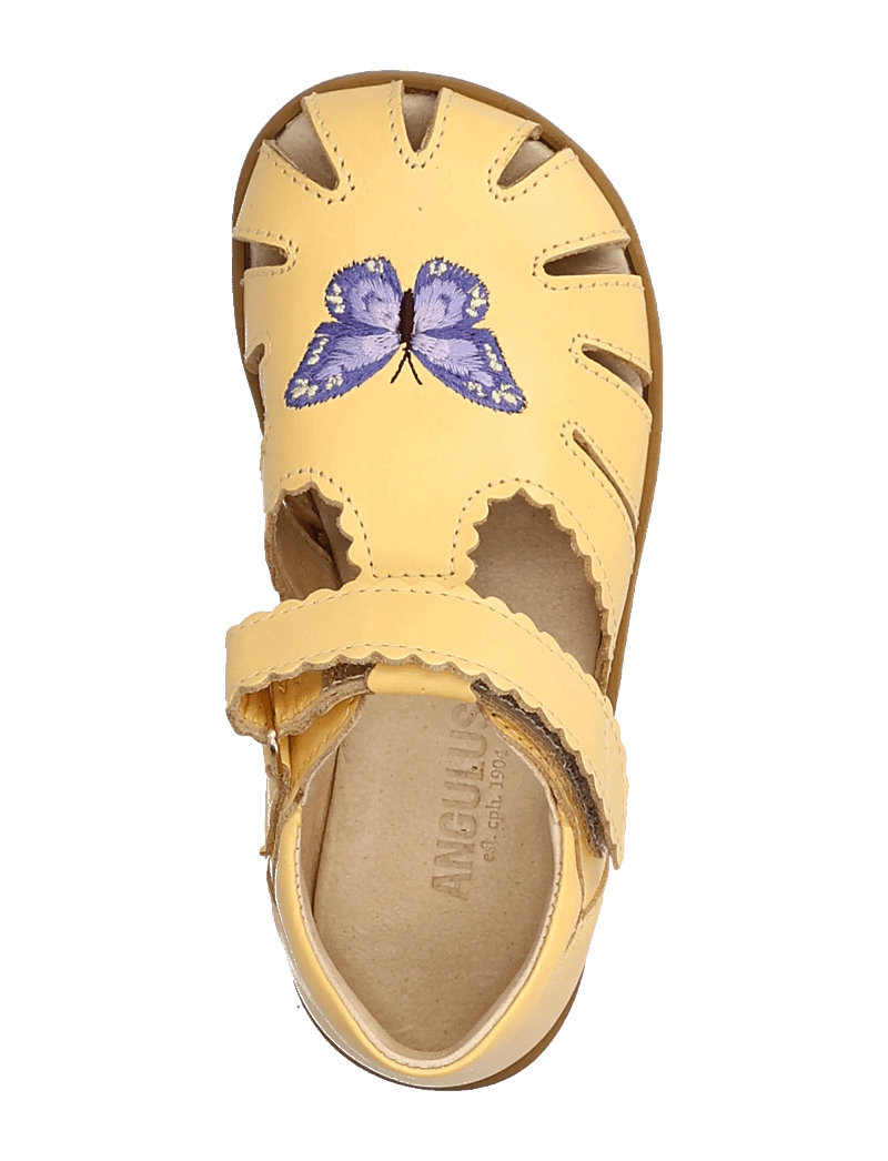 ANGULUS - Sandals - flat - kingad - 2713 mellow yellow - 3