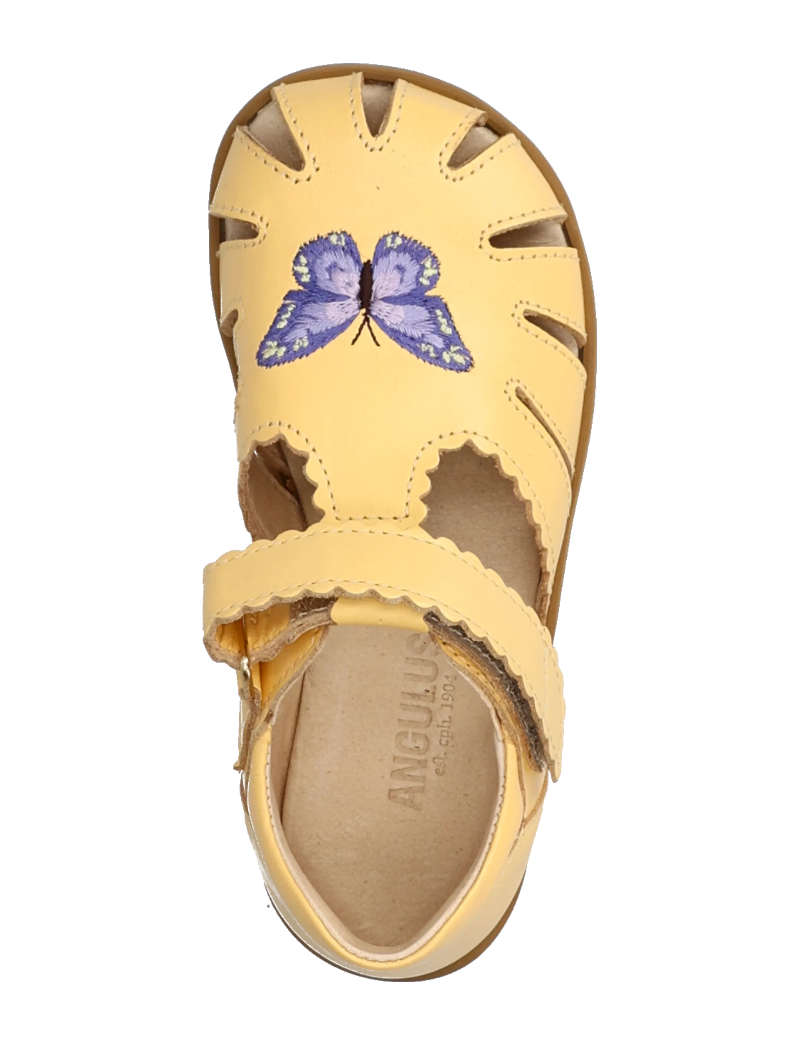 ANGULUS - Sandals - flat - sko - 2713 mellow yellow - 3