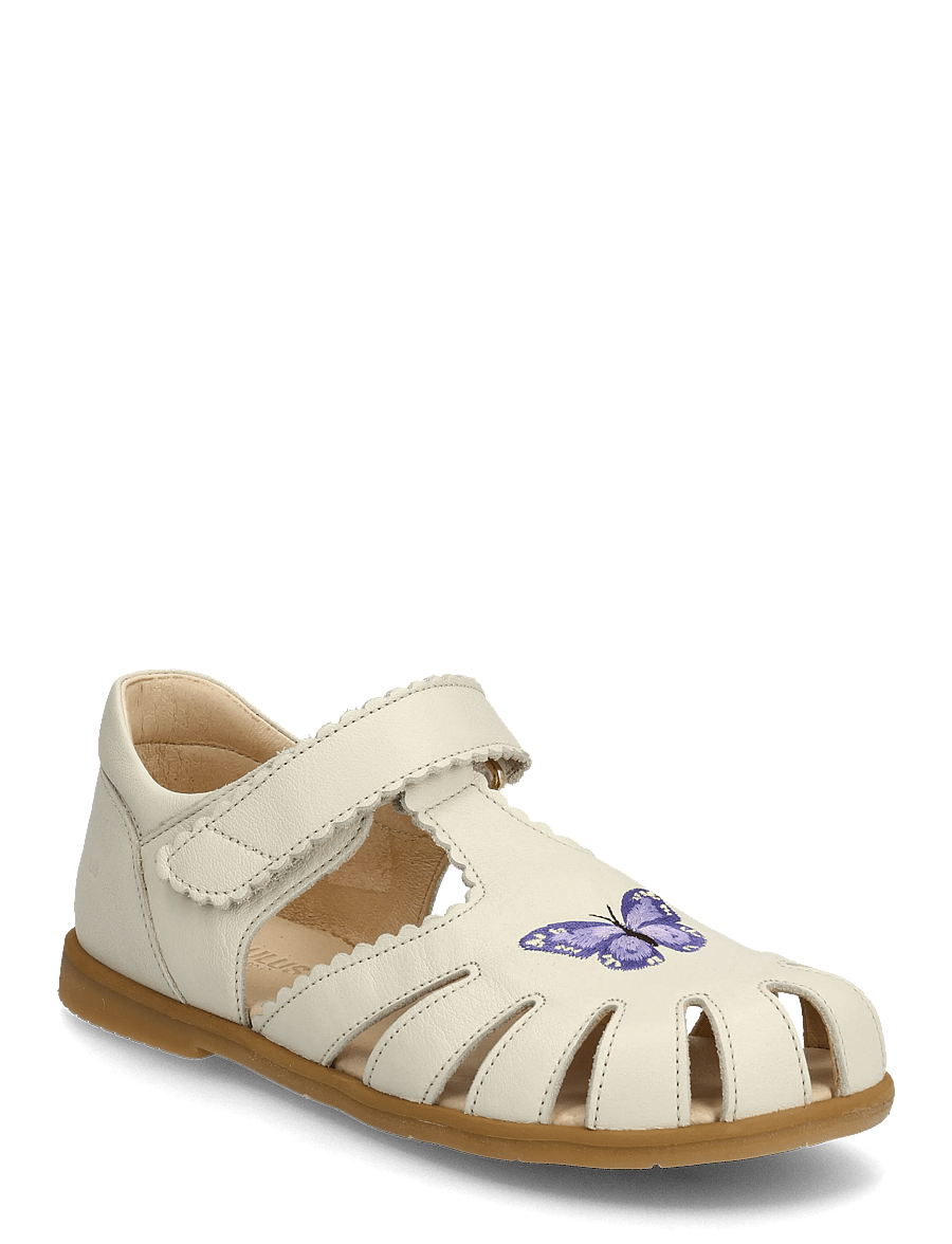ANGULUS - Sandals - flat - schuhe - 4636 oatmilk - 0