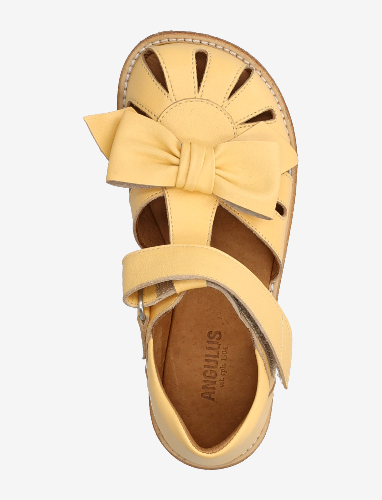 ANGULUS - Sandals - flat - skor - 2713 mellow yellow - 3