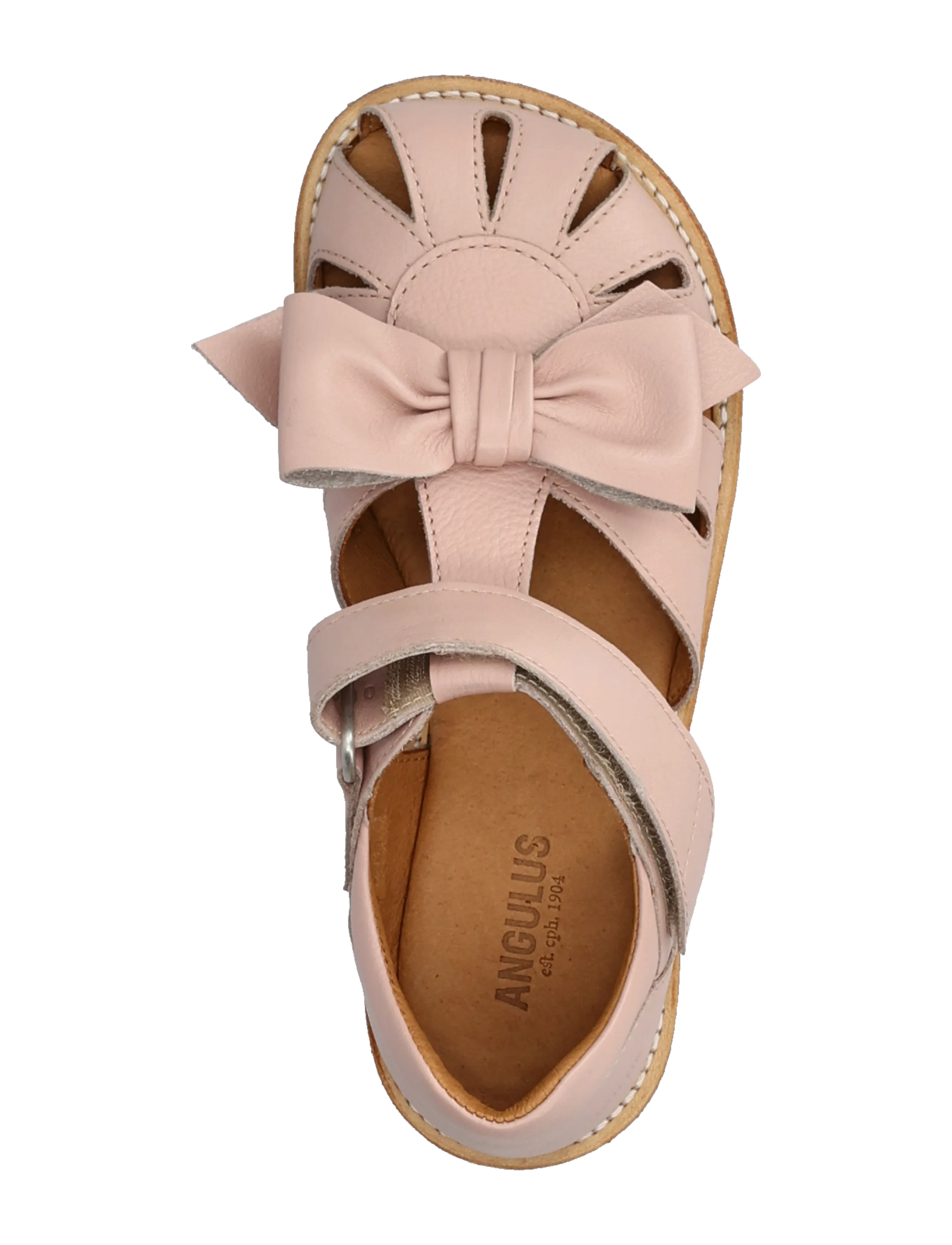 ANGULUS - Sandals - flat - skór - 3203 rosebud - 3