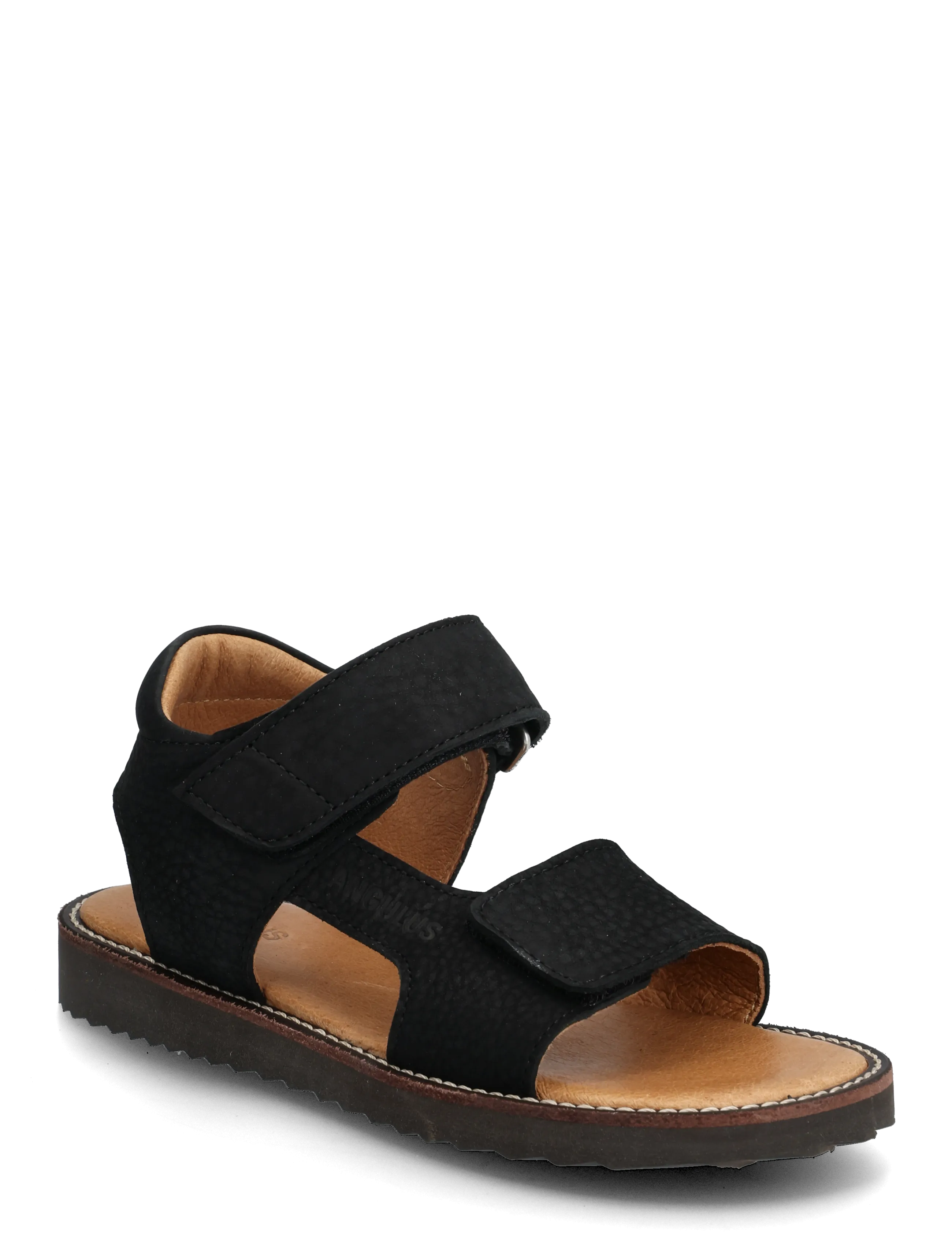 ANGULUS Sandals - flat  - open toe - op - Sandaler - 2584 BLACK / black