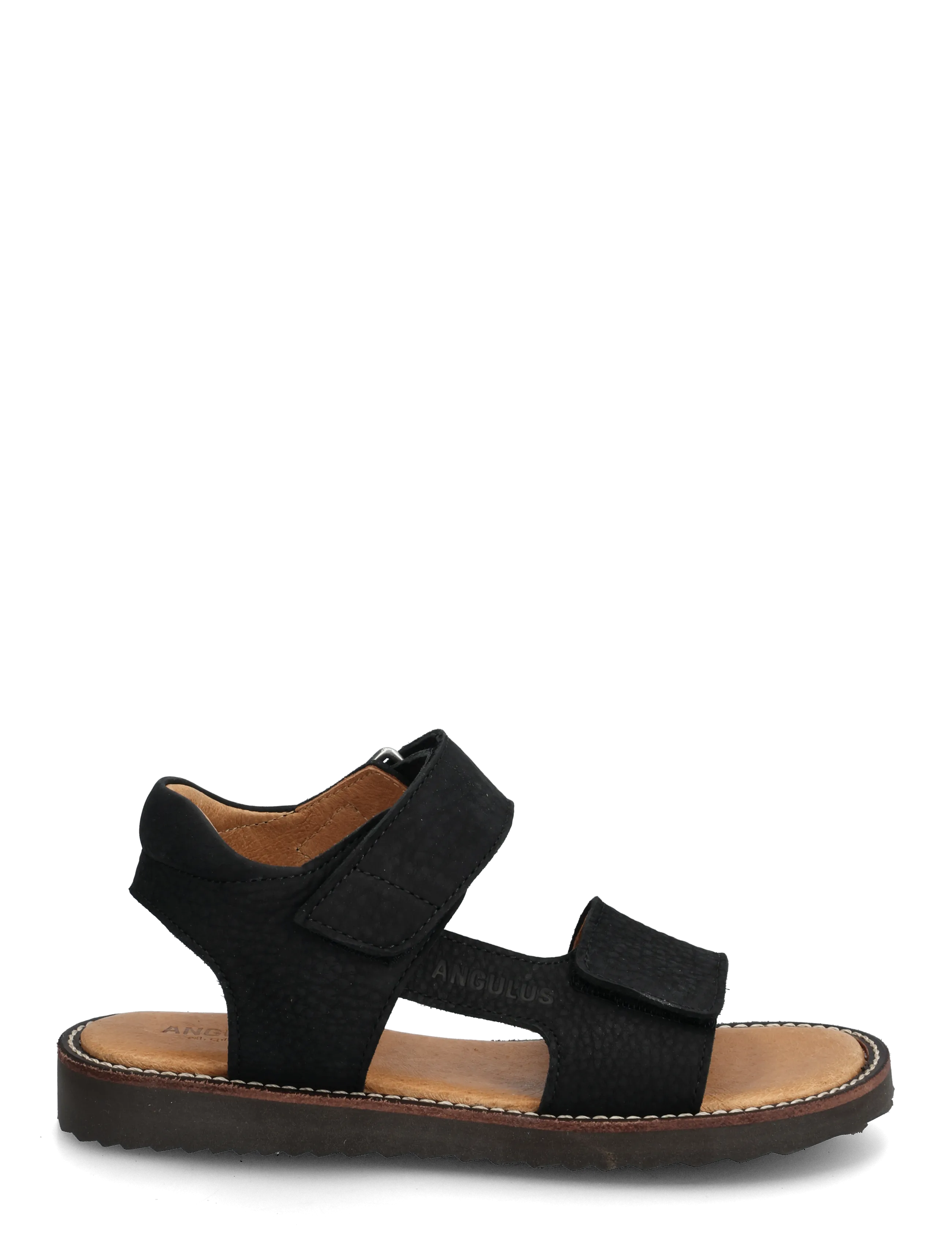 ANGULUS - Sandals - flat - open toe - op - sko - 2584 black - 1