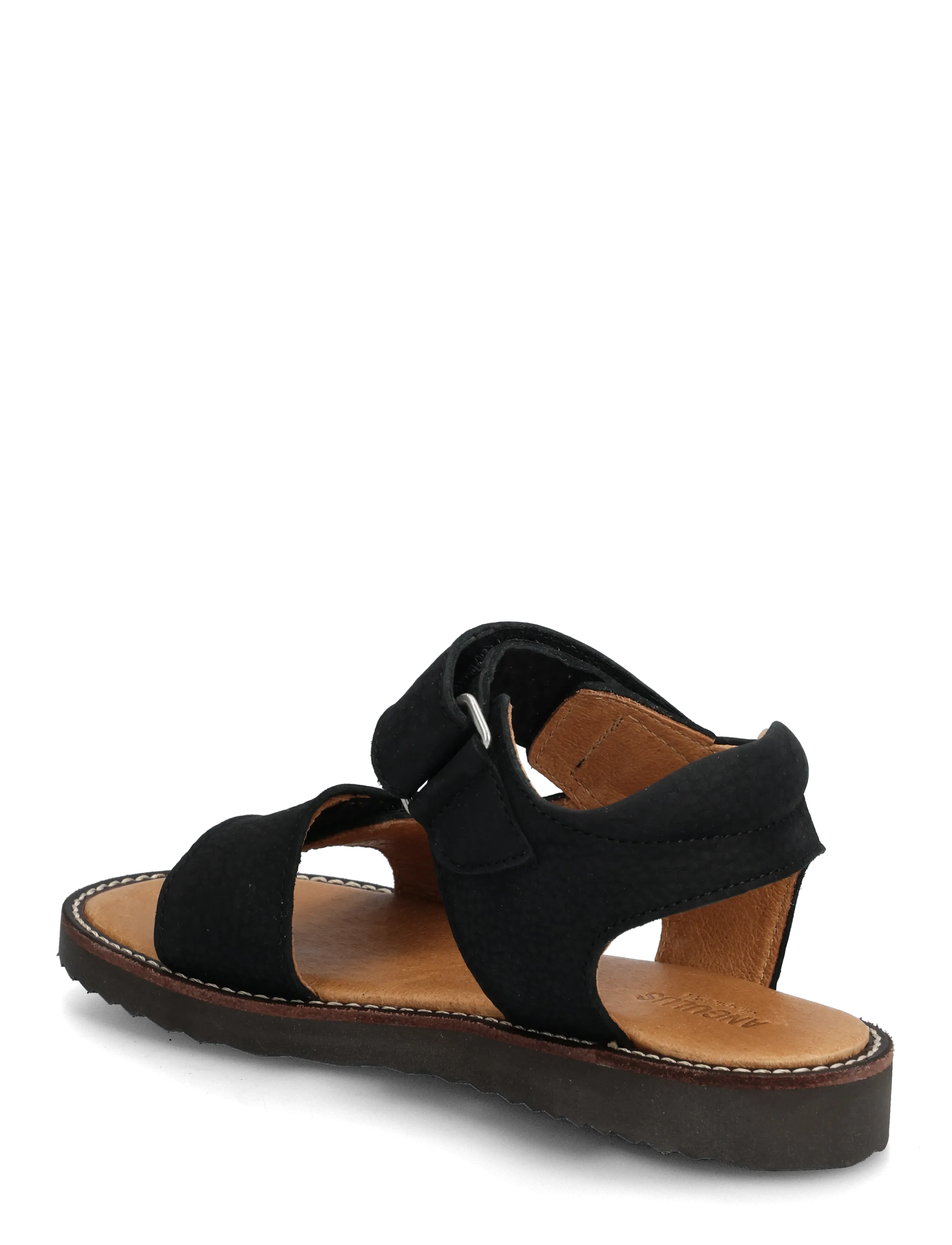 ANGULUS - Sandals - flat - open toe - op - sko - 2584 black - 2